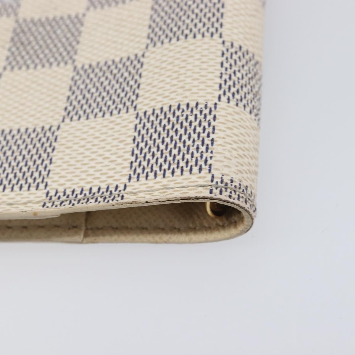Louis Vuitton Ring Agenda Cover Damier Beige Canvas Briefcase Bag (Pre-Owned)