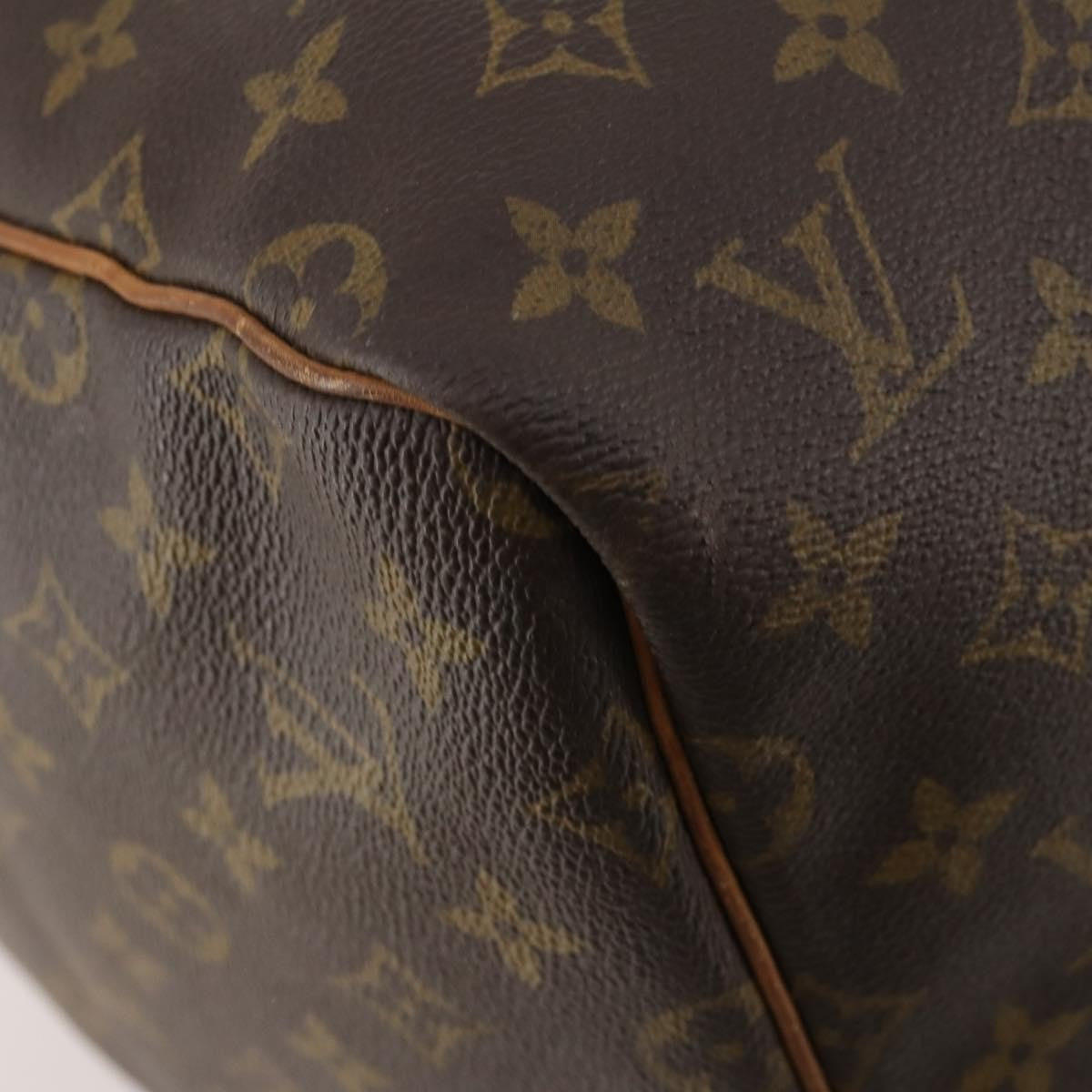 Louis Vuitton Keepall Monogram Canvas Brown Canvas Travel Bag Bag (Pre-Owned)