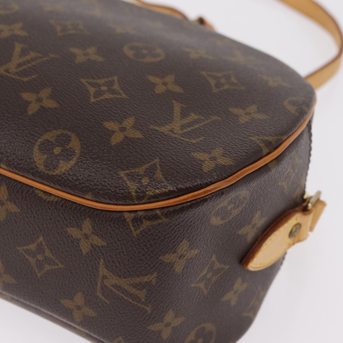 Louis Vuitton Blois Monogram Canvas Brown Canvas Handbag (Pre-Owned)