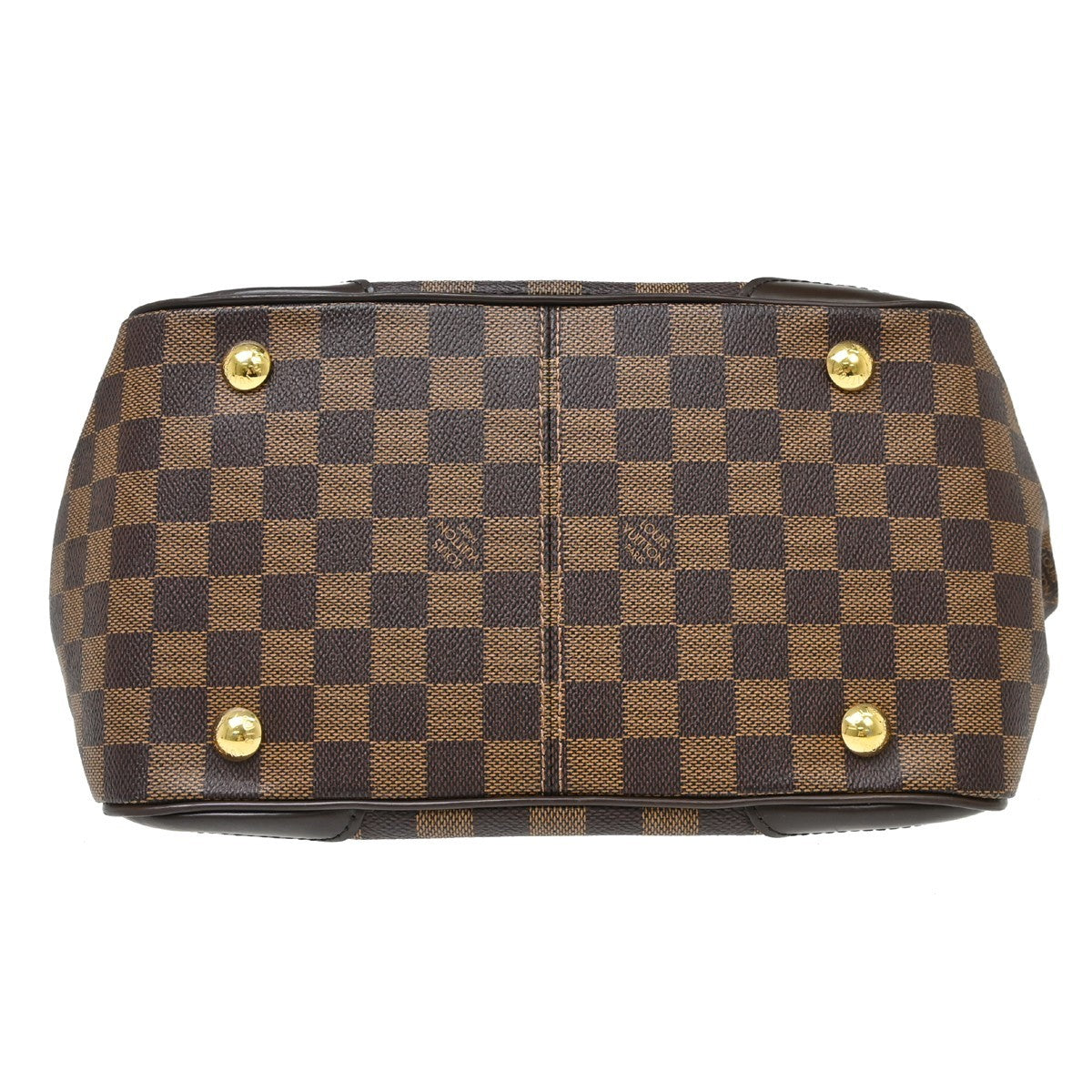 Louis Vuitton Verona Damier Ebene Brown Canvas Tote Bag Bag (Pre-Owned)