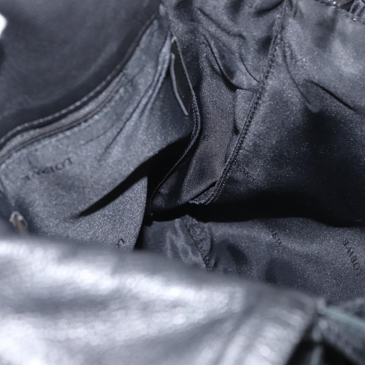 Loewe Flamenco Leather Black Leather Shoulder Bag Bag (Pre-Owned)