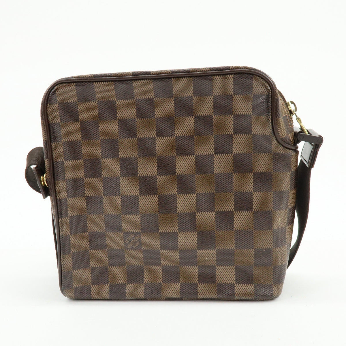 Louis Vuitton Olav Damier Brown Canvas Handbag (Pre-Owned)