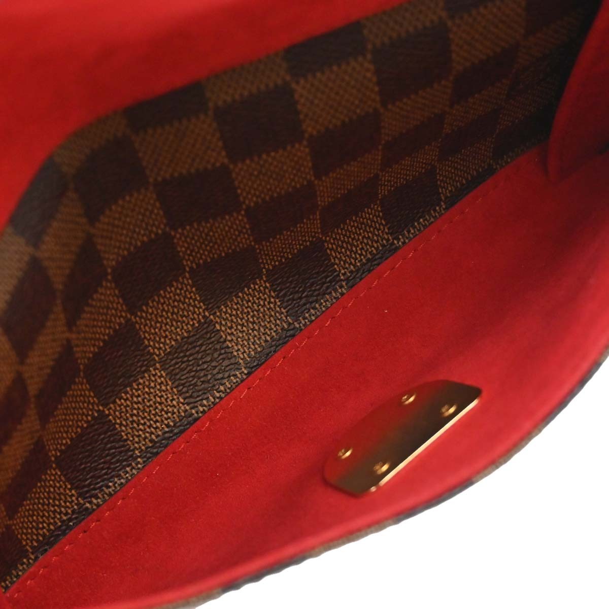 Louis Vuitton Ravello Damier Ebene Brown Canvas Shoulder Bag Bag (Pre-Owned)