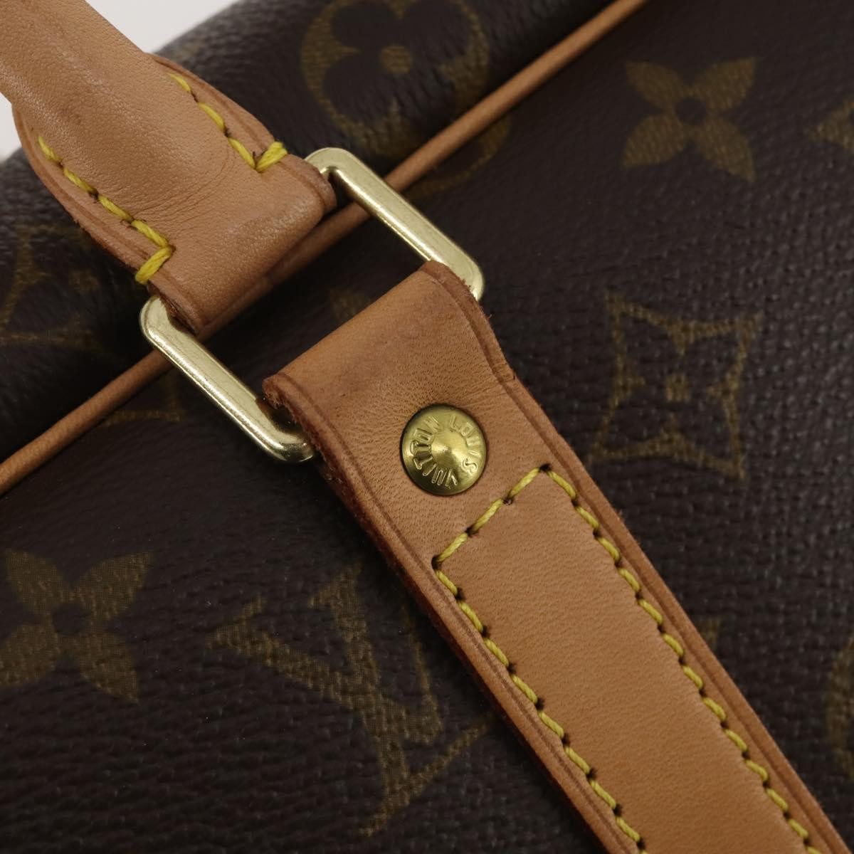 Louis Vuitton Sirius Monogram Brown Canvas Travel Bag Bag (Pre-Owned)