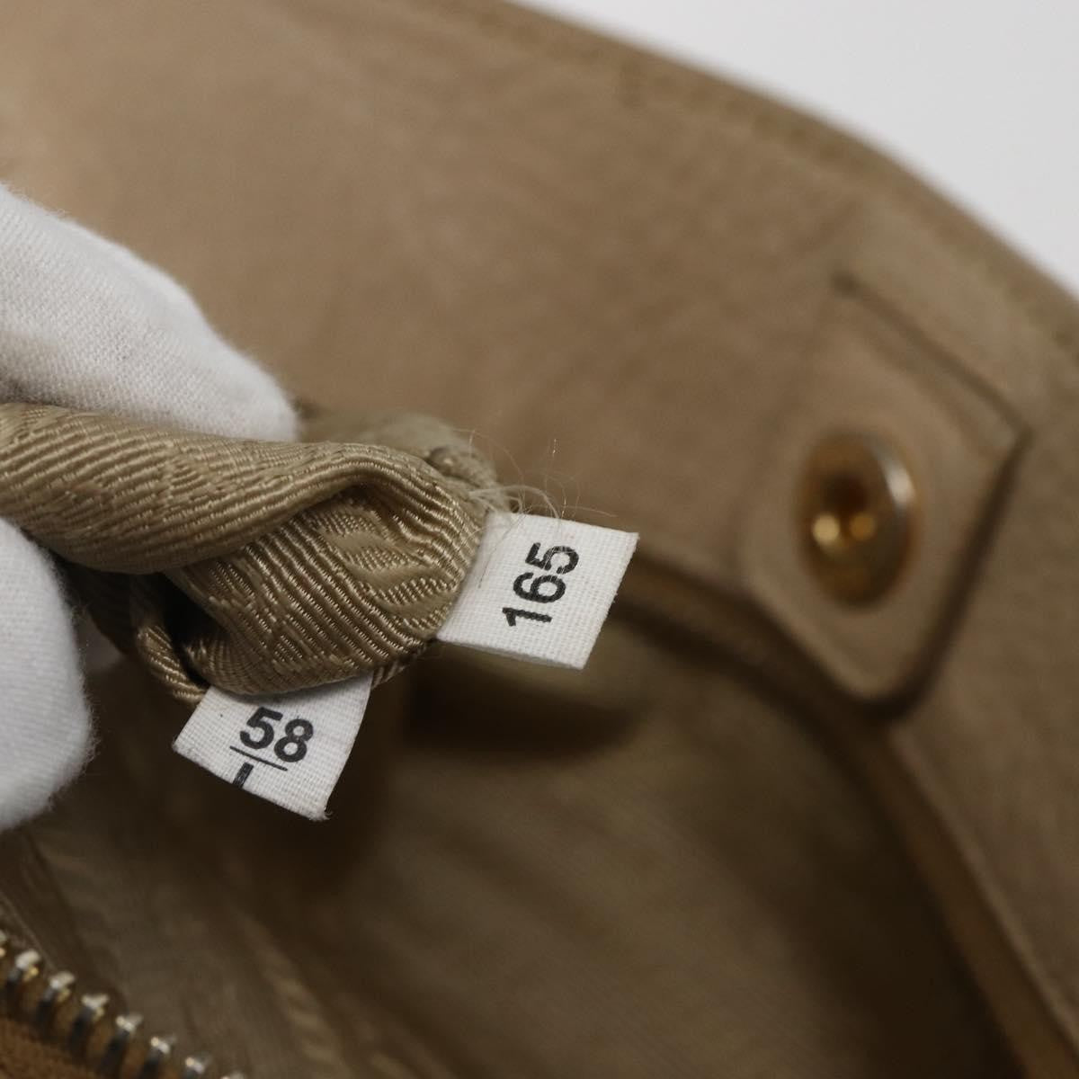 Prada Side Pocket Convertible Vitello Daino Beige Leather Tote Bag Bag (Pre-Owned)