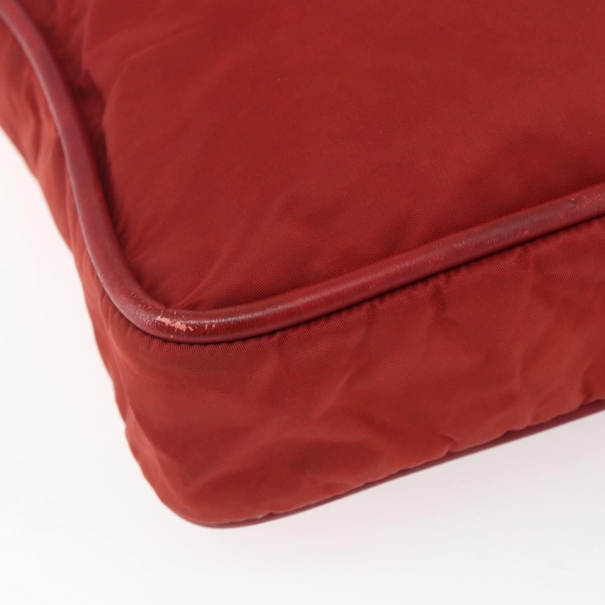 Celine Tote Nylon Red Nylon Tote Bag Bag (Pre-Owned)