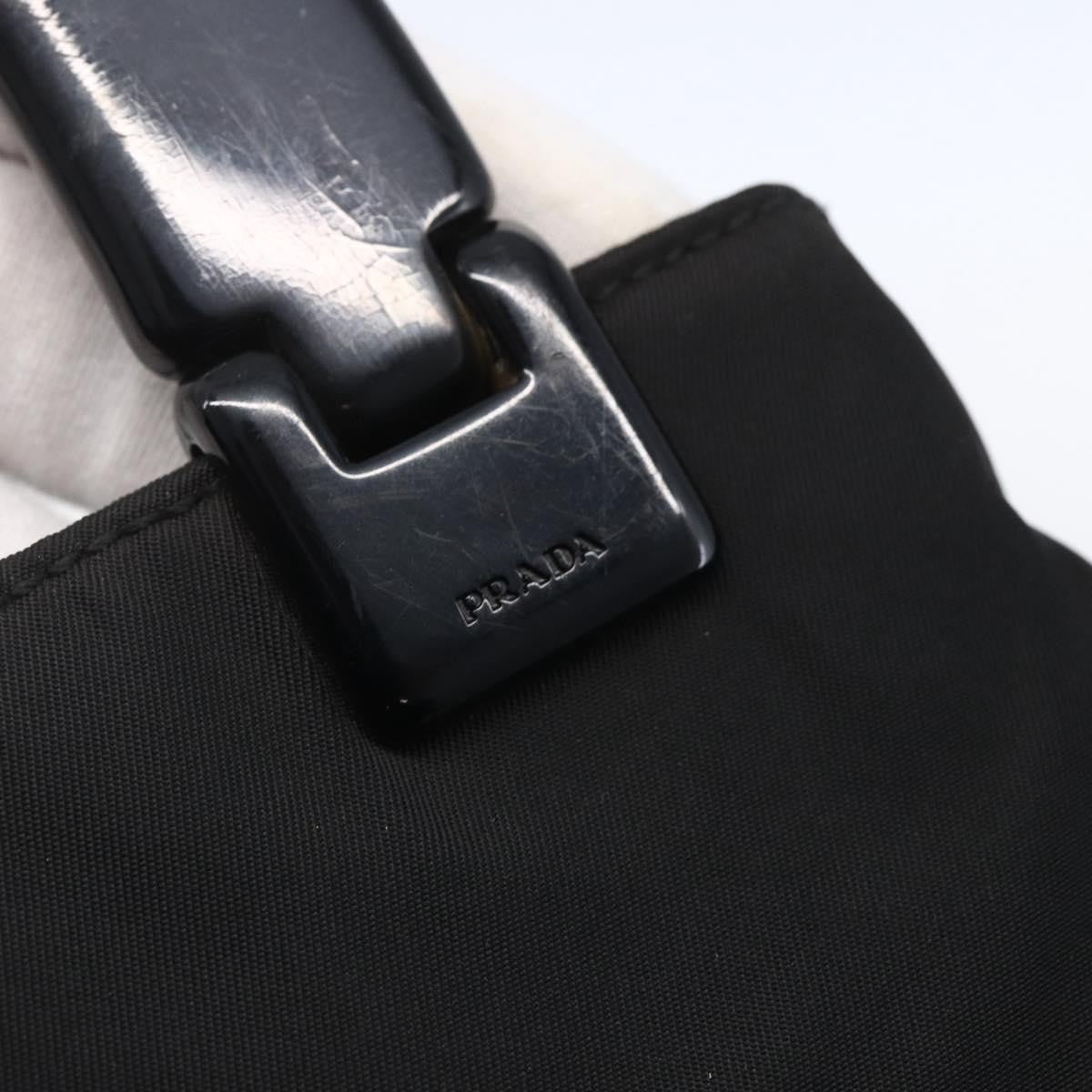 Prada Vintage Tessuto Black Nylon Handbag (Pre-Owned)