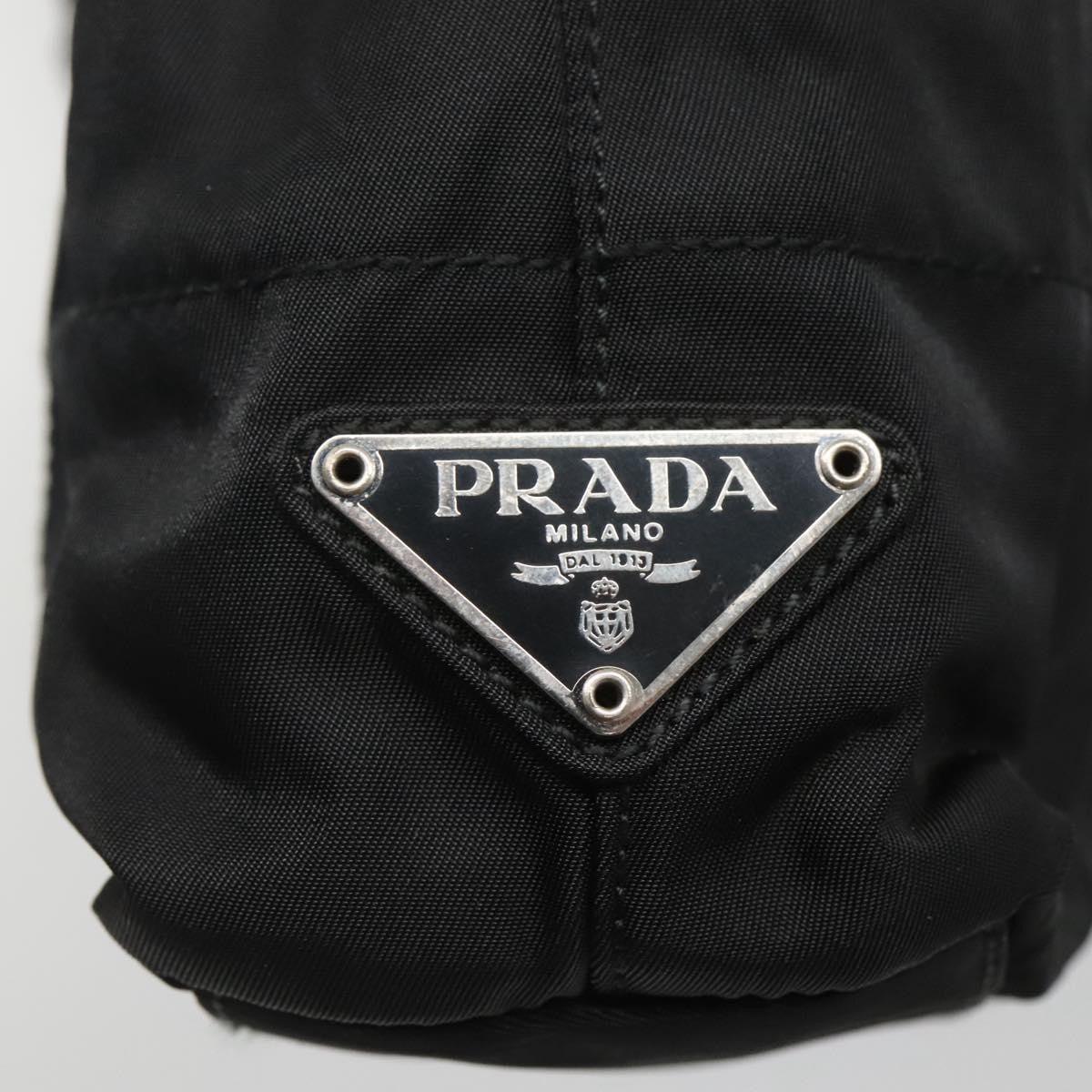 Prada Vintage Tessuto Black Nylon Handbag (Pre-Owned)