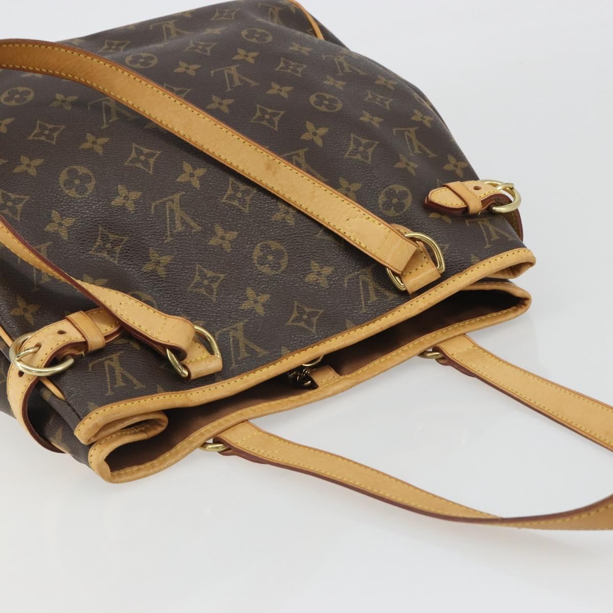 Louis Vuitton Batignolles Monogram Canvas Brown Canvas Shoulder Bag Bag (Pre-Owned)