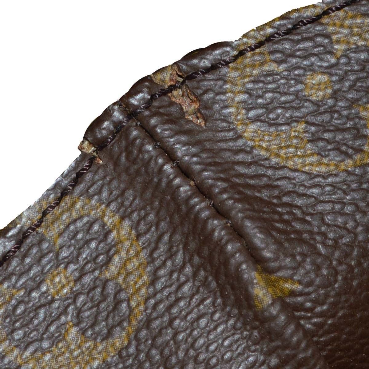 Louis Vuitton Shopping Sac Monogram Canvas Brown Canvas Handbag (Pre-Owned)