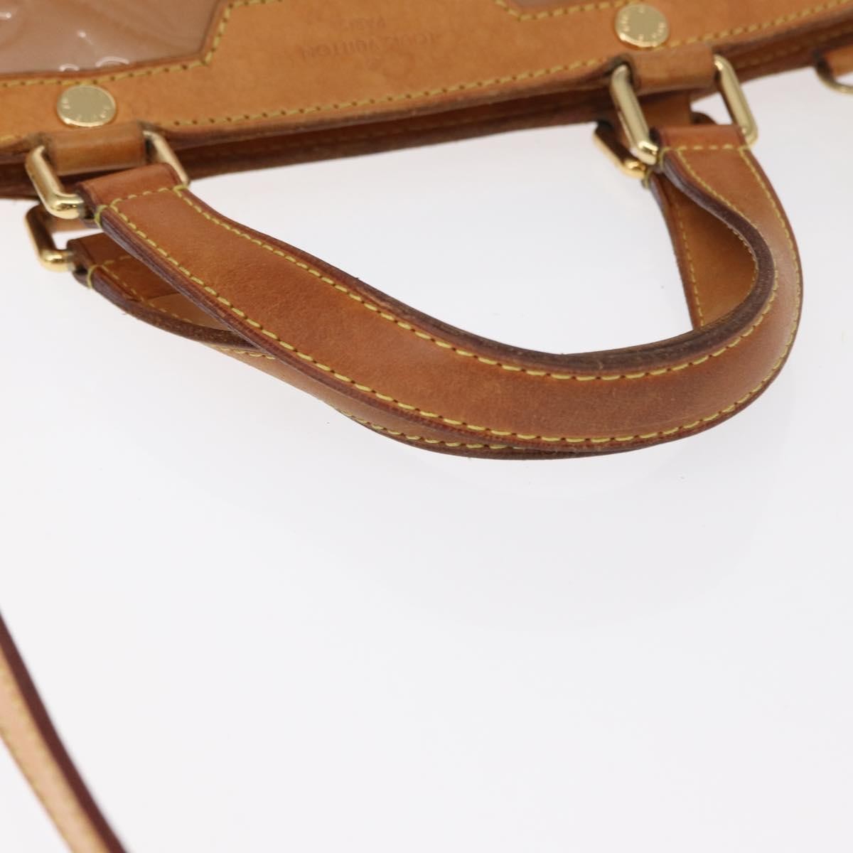 Louis Vuitton Brea Monogram Vernis Brown Patent_Leather Handbag (Pre-Owned)
