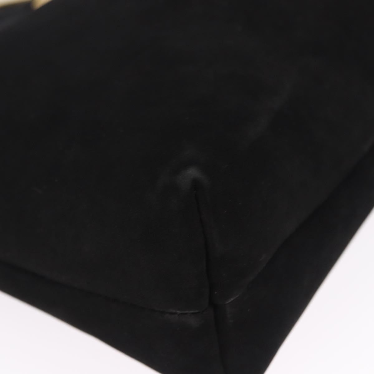 Salvatore Ferragamo Vala Suede Black Suede Shoulder Bag Bag (Pre-Owned)