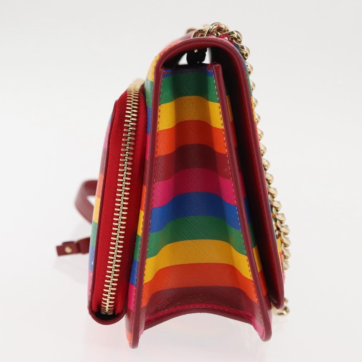 Salvatore Ferragamo Vara Bow Leather Multicolour Leather Crossbody Bag Bag (Pre-Owned)