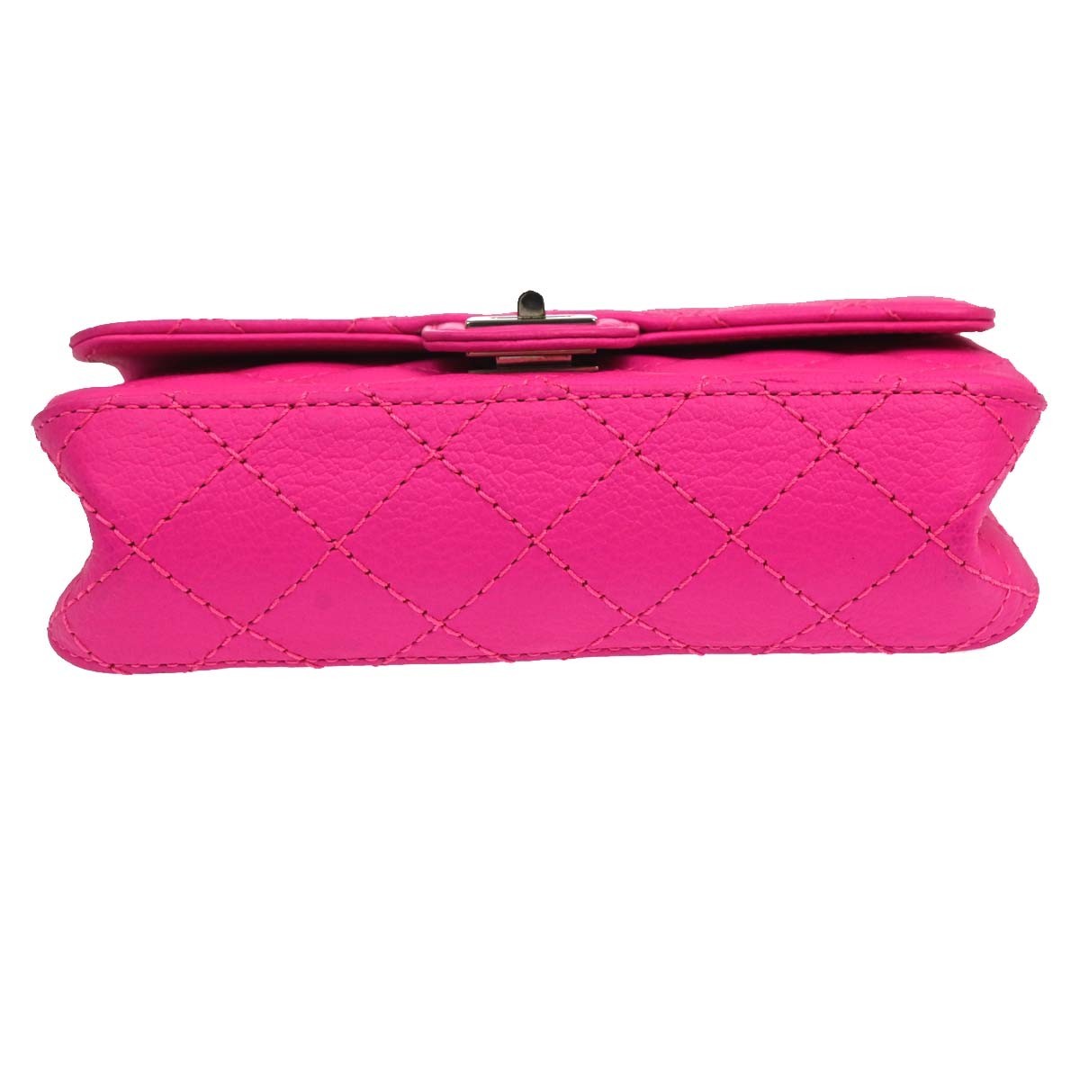 Chanel Reissue 2.55 Flap Clutch Quilted Aged Calfskin Pink Leather Shoulder Bag Bag (Pre-Owned)