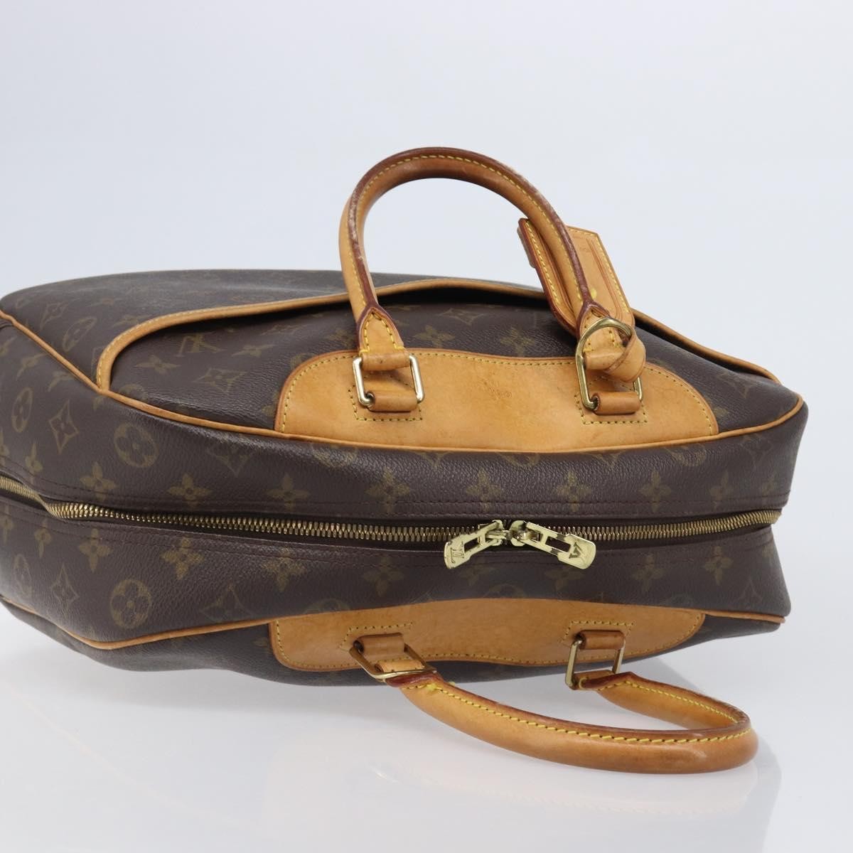 Louis Vuitton Deauville Monogram Canvas Brown Canvas Handbag (Pre-Owned)