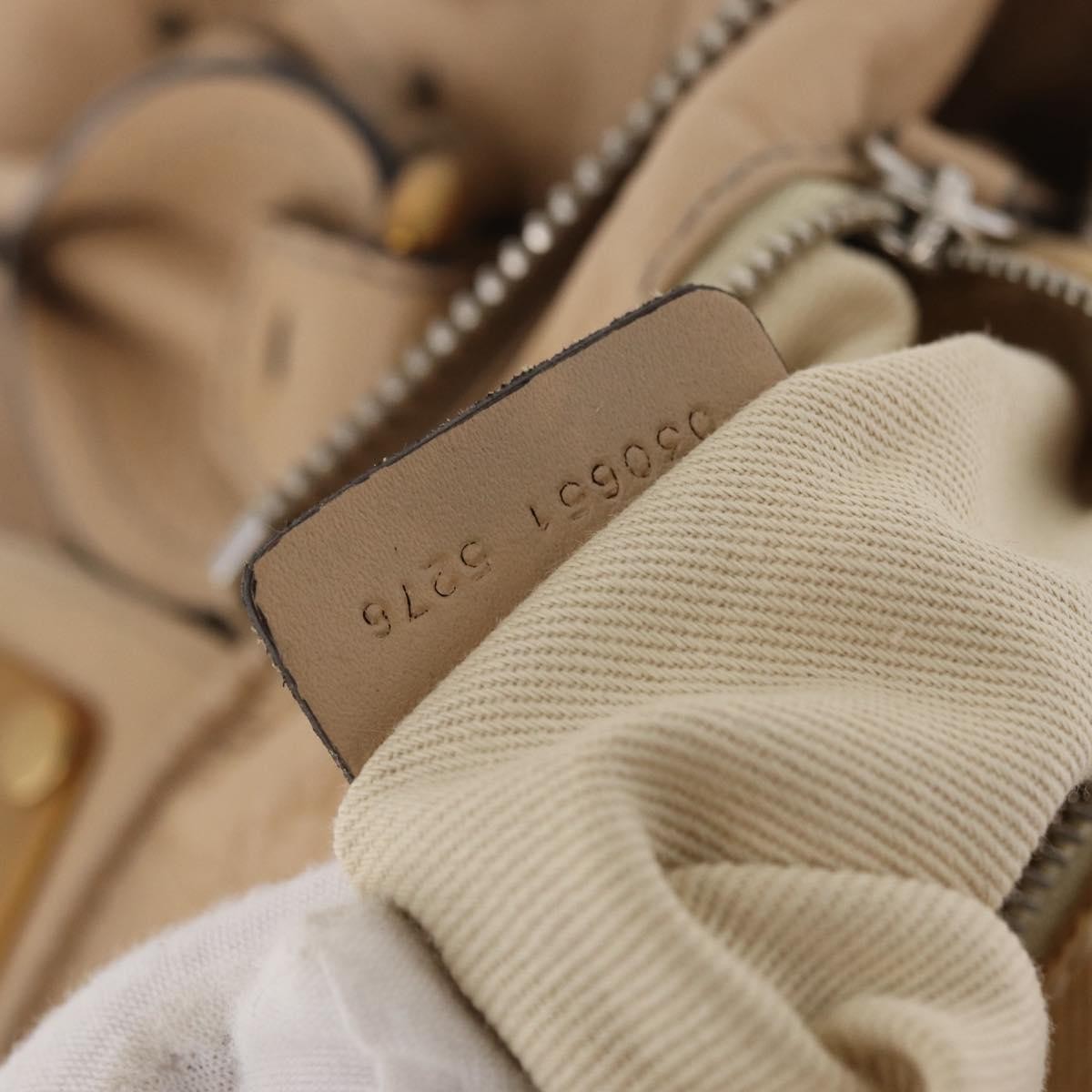 Chloe Paddington Lock Leather Beige Leather Handbag (Pre-Owned)
