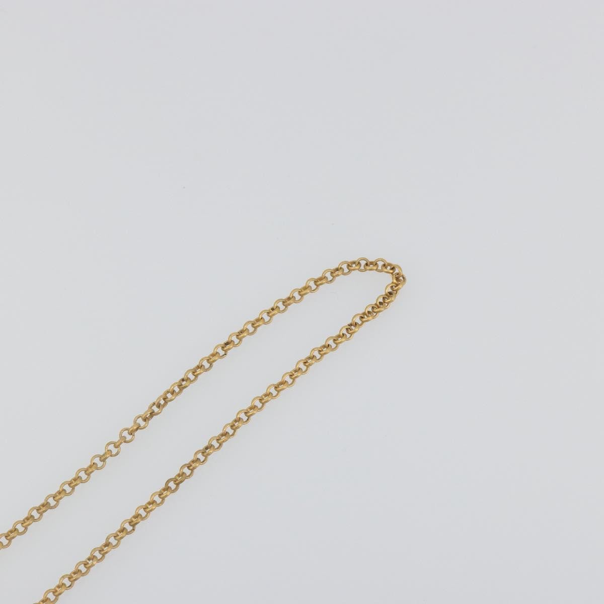 Chanel Cc No.5 Perfume Bottle Pendant Metal Gold Metal Necklace Jewelry (Pre-Owned)