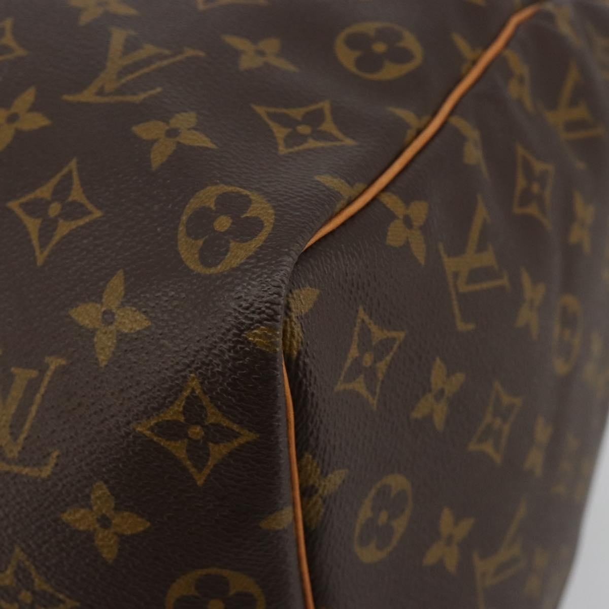Louis Vuitton Keepall Monogram Canvas Brown Canvas Travel Bag Bag (Pre-Owned)