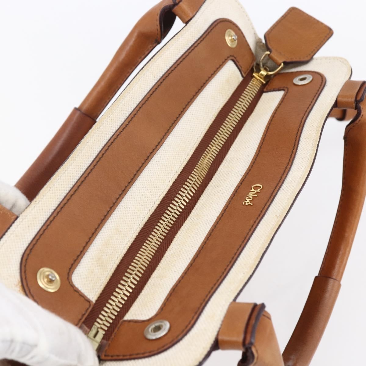 Chloe Margaret Leather Brown Leather Handbag (Pre-Owned)