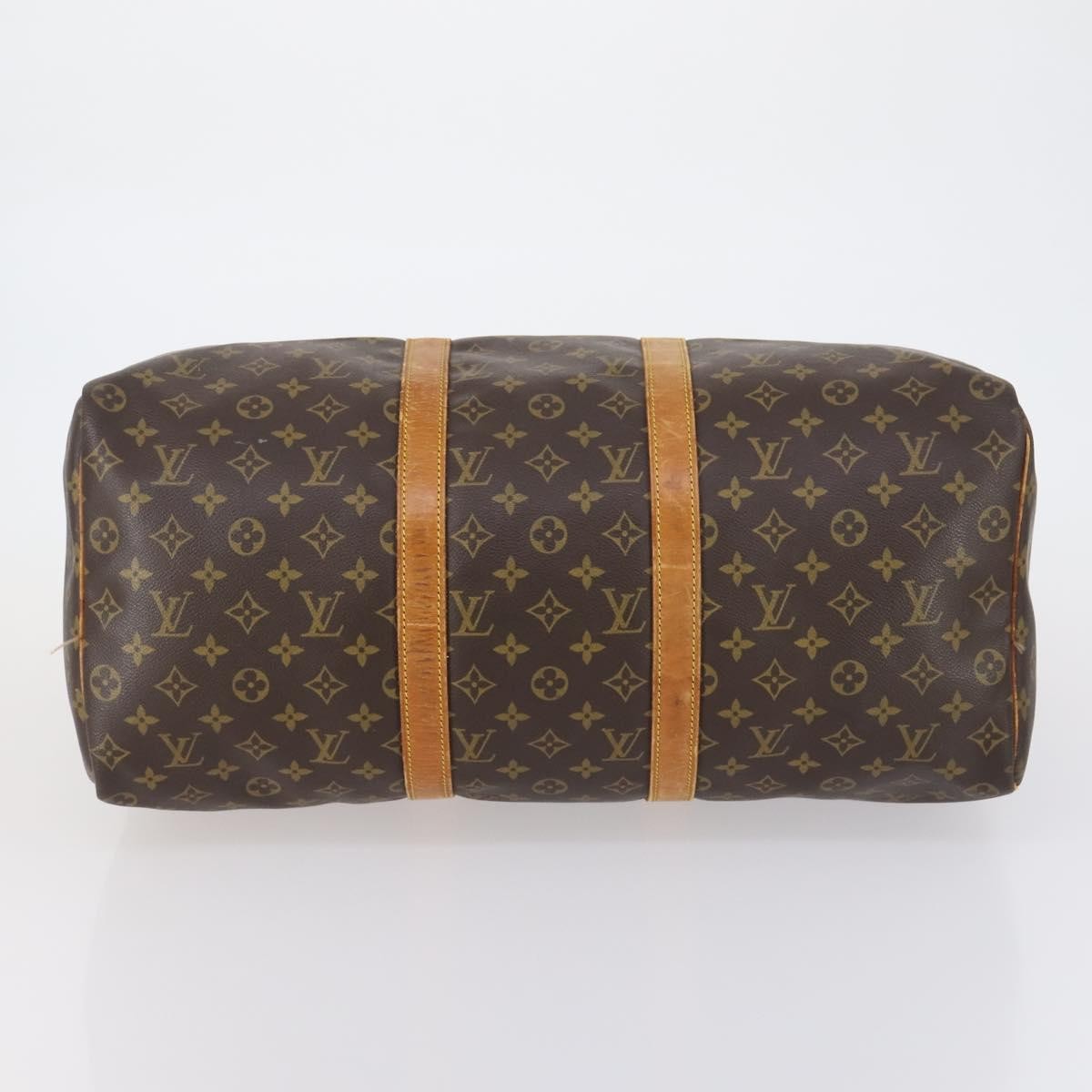 Louis Vuitton Keepall Monogram Canvas Brown Canvas Travel Bag Bag (Pre-Owned)