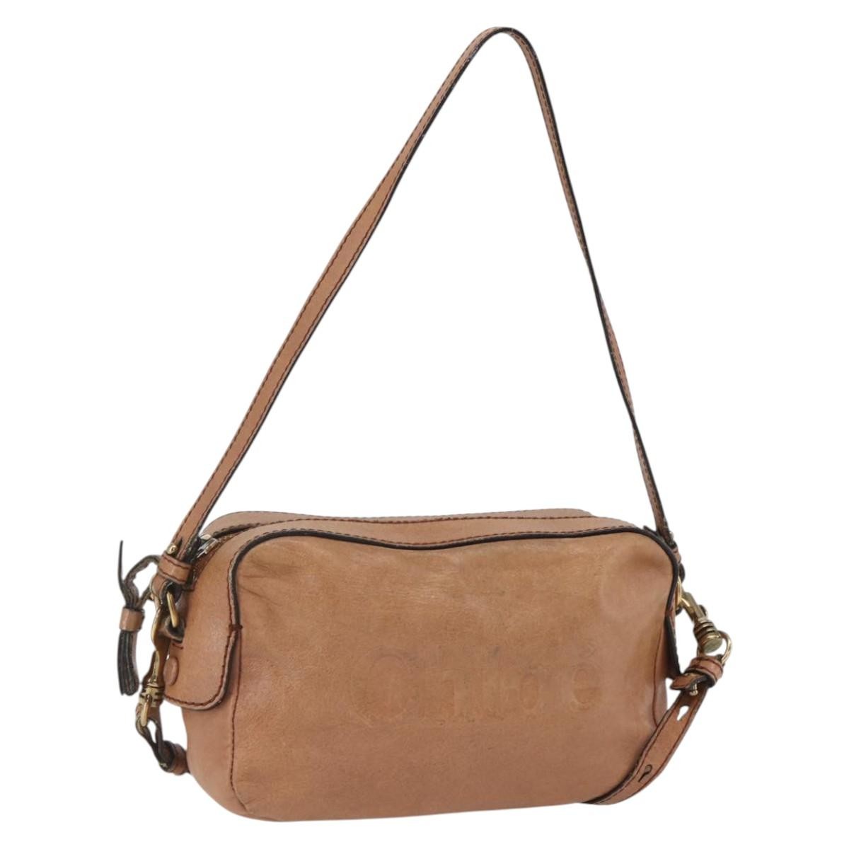 Chloe Vintage Leather Brown Leather Shoulder Bag Bag (Pre-Owned)