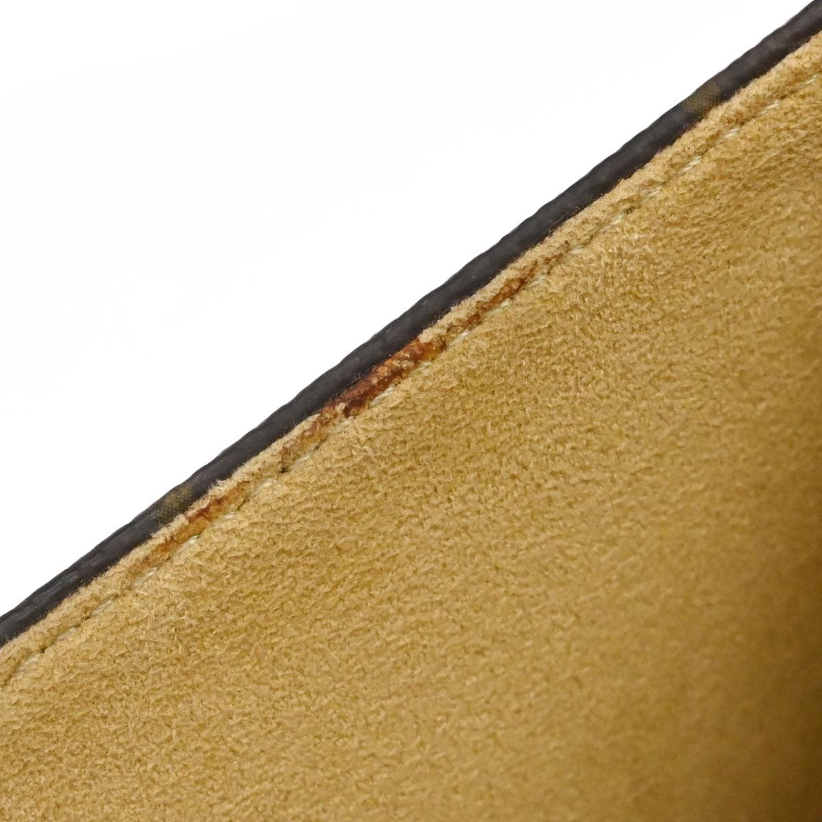 Louis Vuitton Florentine Waist Monogram Canvas Brown Canvas Handbag (Pre-Owned)