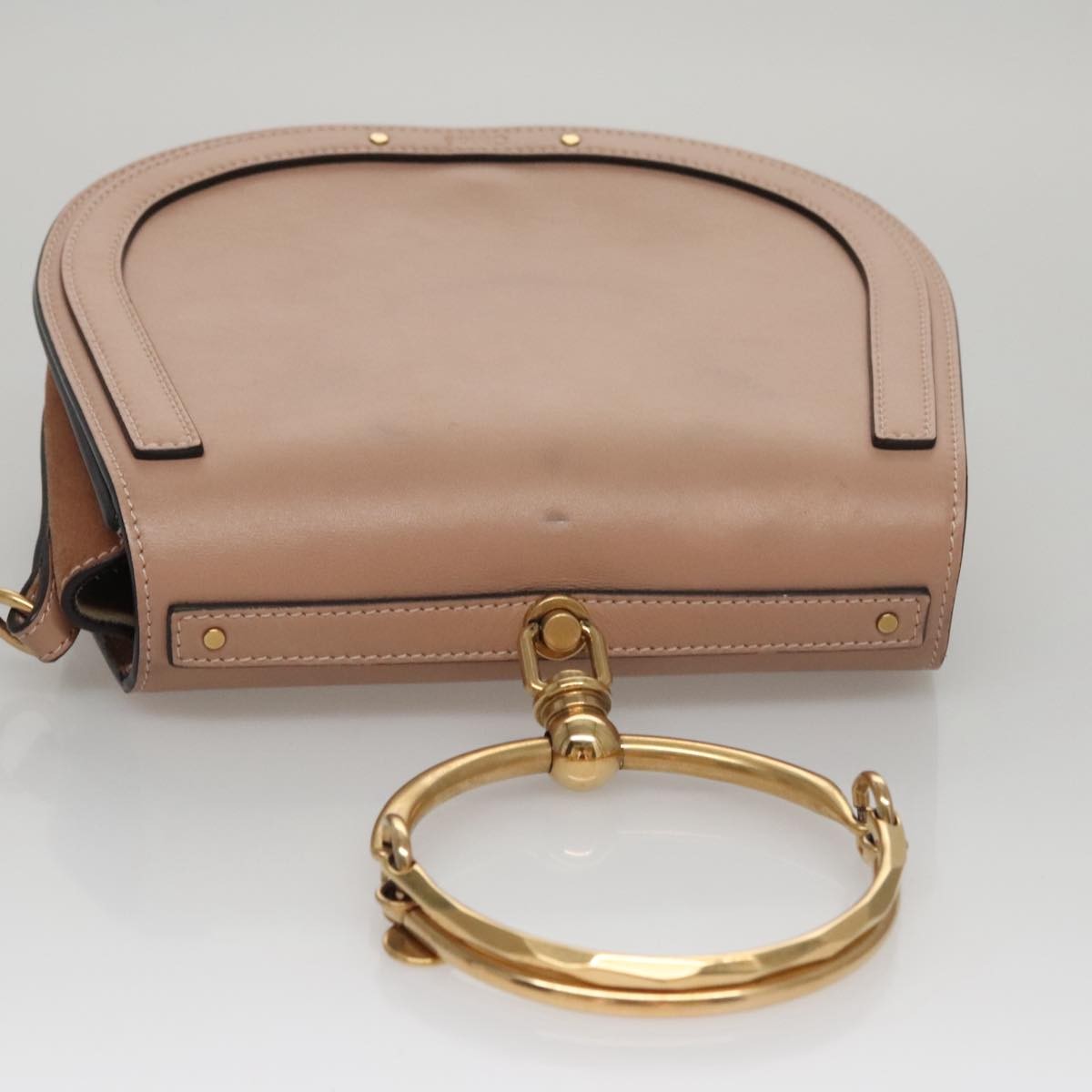 Chloe Nile Leather Pink Leather Handbag (Pre-Owned)