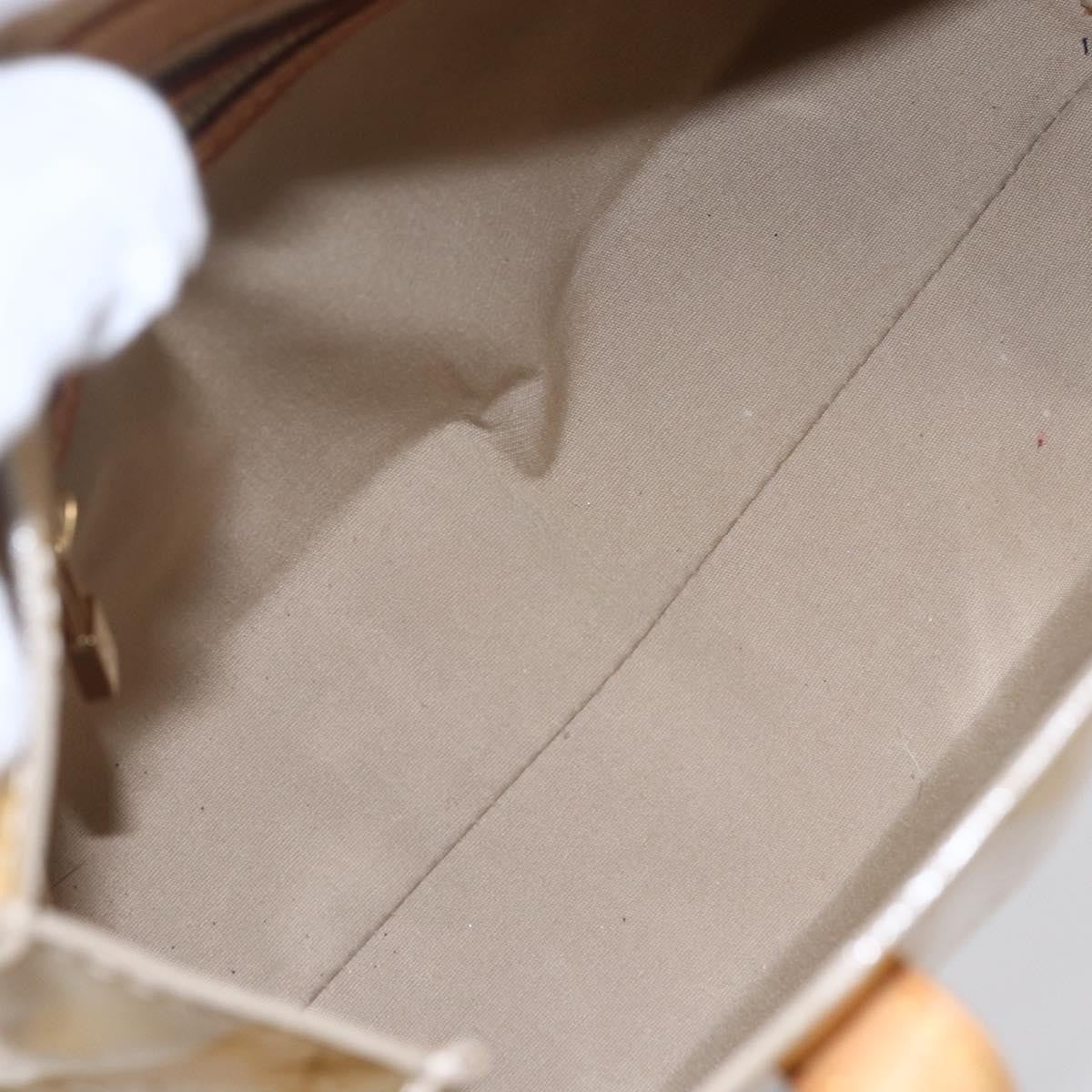 Louis Vuitton Reade Monogram Vernis Beige Patent_Leather Handbag (Pre-Owned)