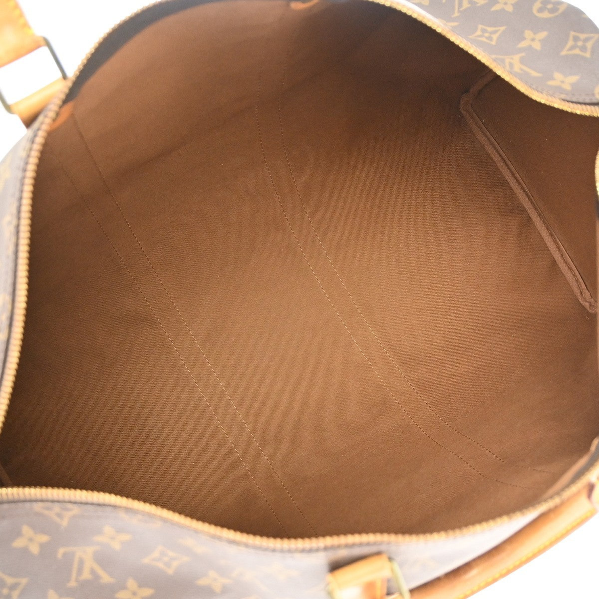 Louis Vuitton Keepall Monogram Canvas Brown Canvas Travel Bag Bag (Pre-Owned)