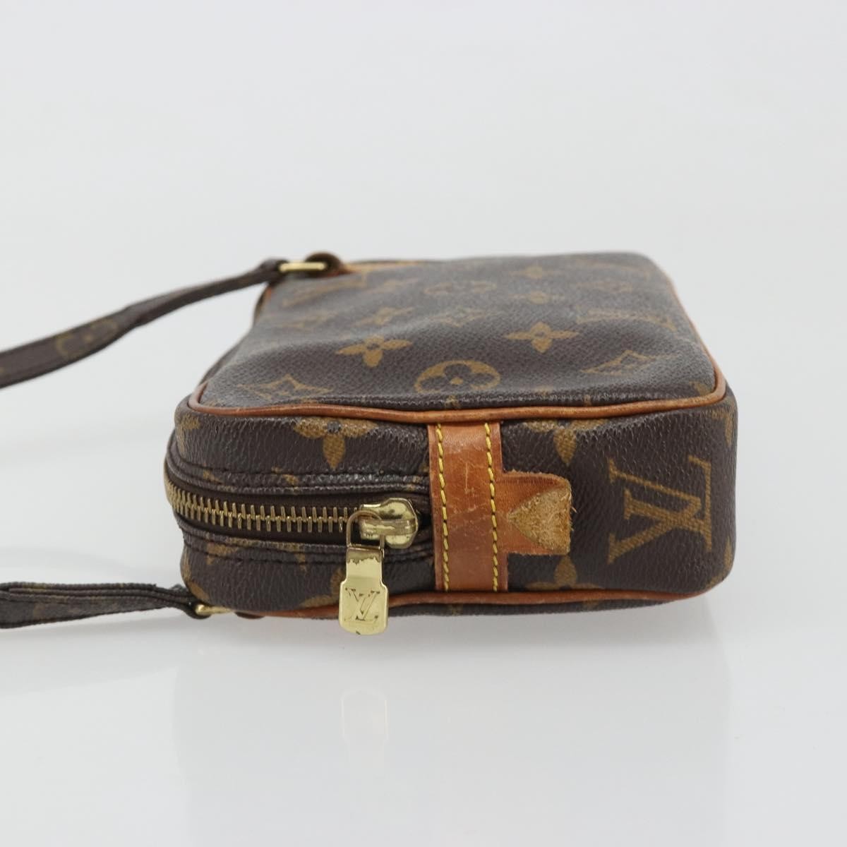 Louis Vuitton Pochette Marly Bandouliere Monogram Canvas Brown Canvas Shoulder Bag Bag (Pre-Owned)