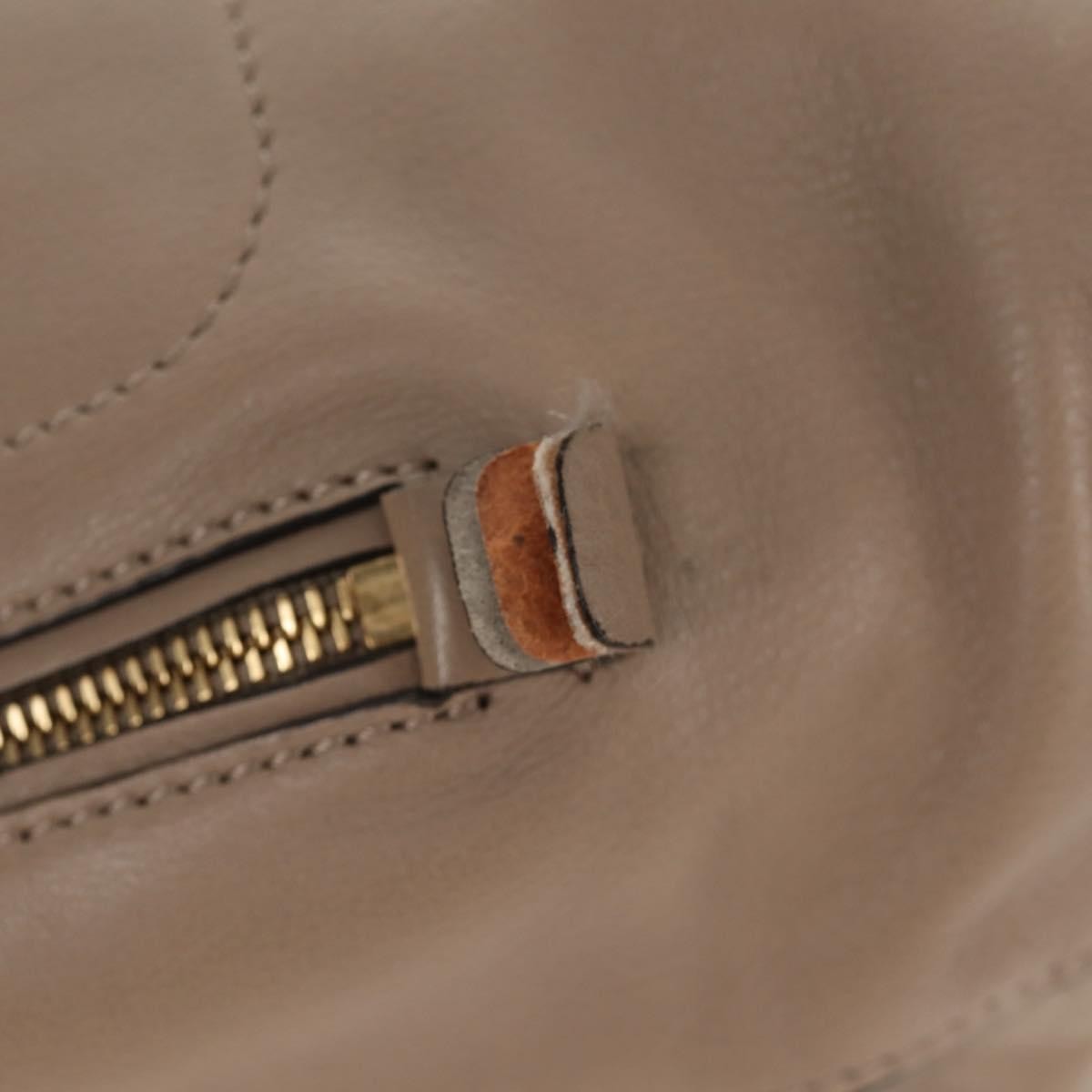 Chloe Faye Leather And Suede Beige Suede Backpack Bag (Pre-Owned)
