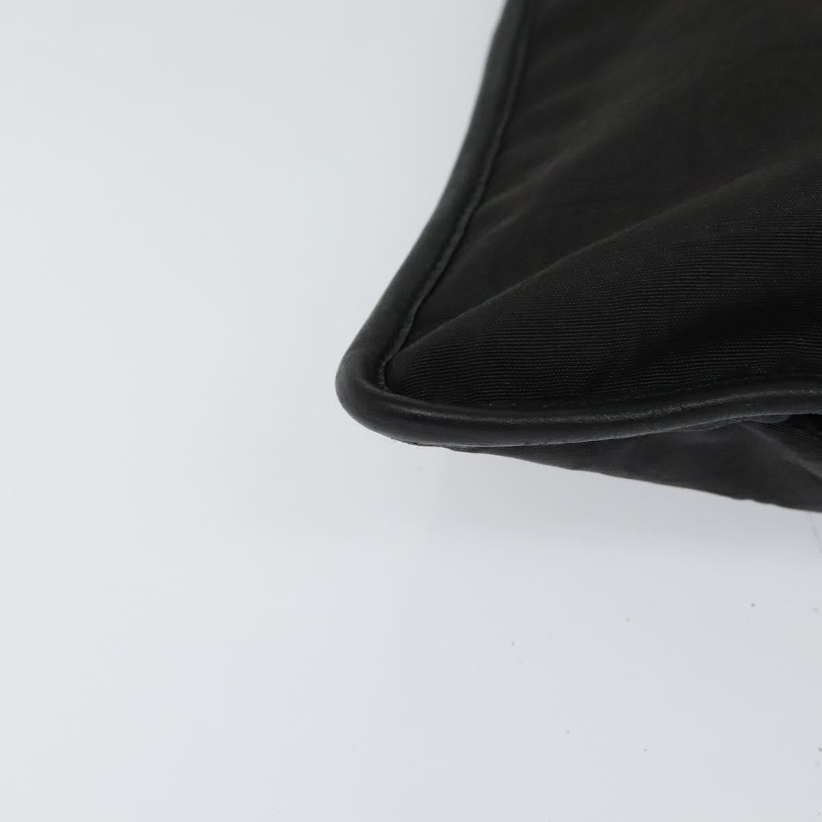Salvatore Ferragamo Vintage Nylon Black Nylon Shoulder Bag Bag (Pre-Owned)