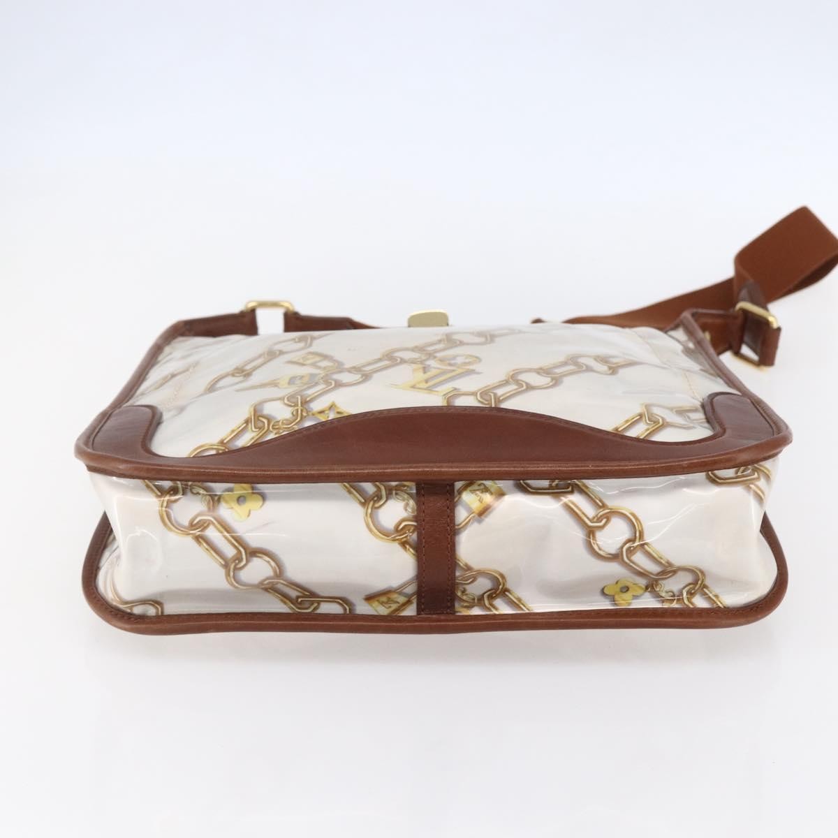 Louis Vuitton Charms Musette Pvc Over Printed Silk White Plastic Shoulder Bag Bag (Pre-Owned)
