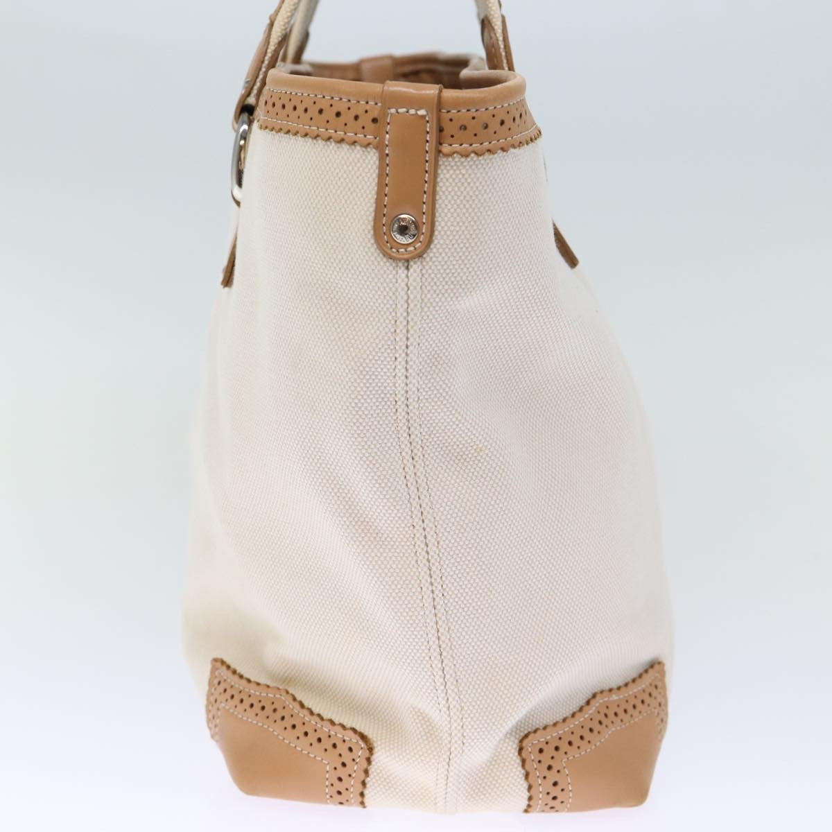 Burberry Blue Label Canvas Beige Canvas Tote Bag Bag (Pre-Owned)
