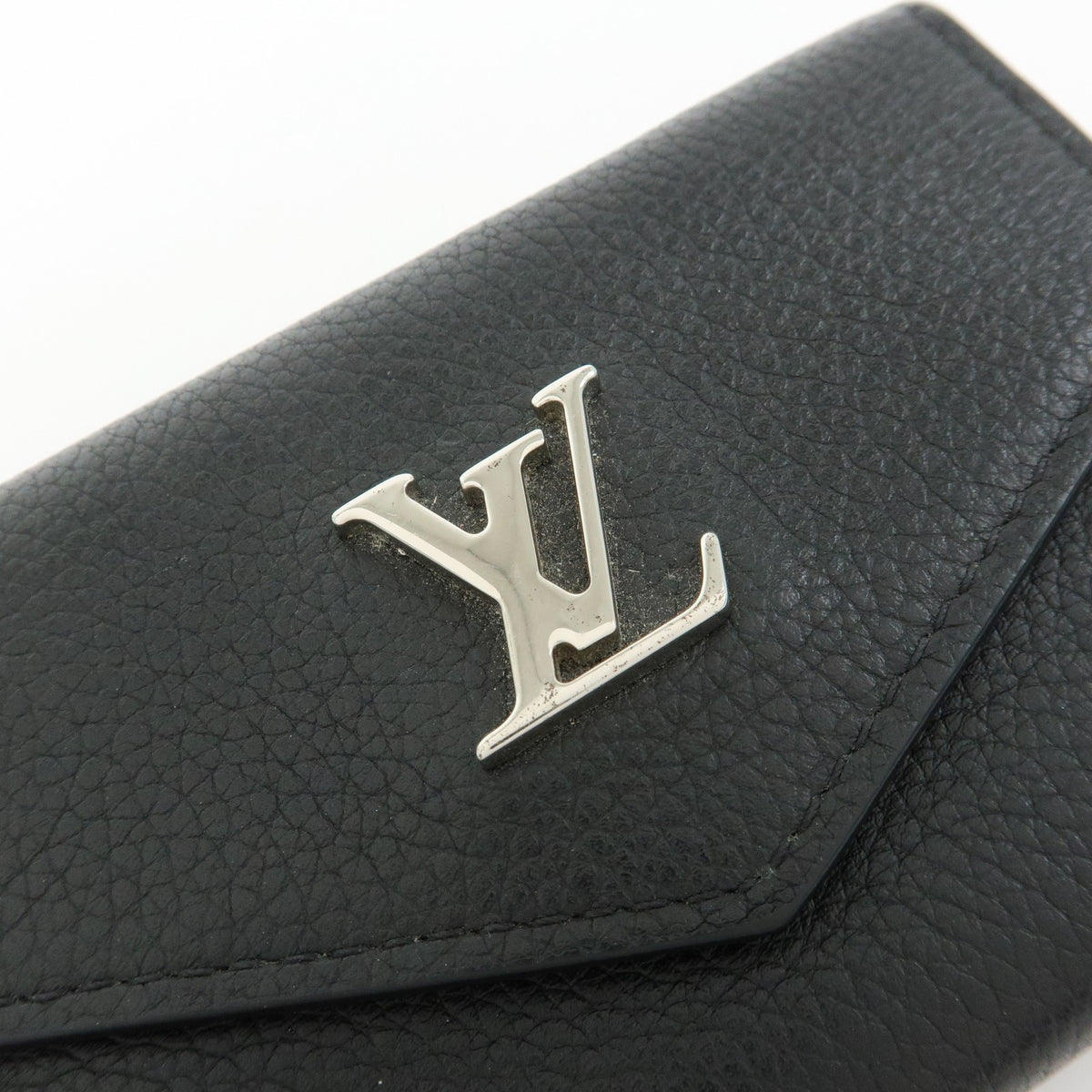 Louis Vuitton Lockmini Leather Black Leather Wallets Accessory (Pre-Owned)