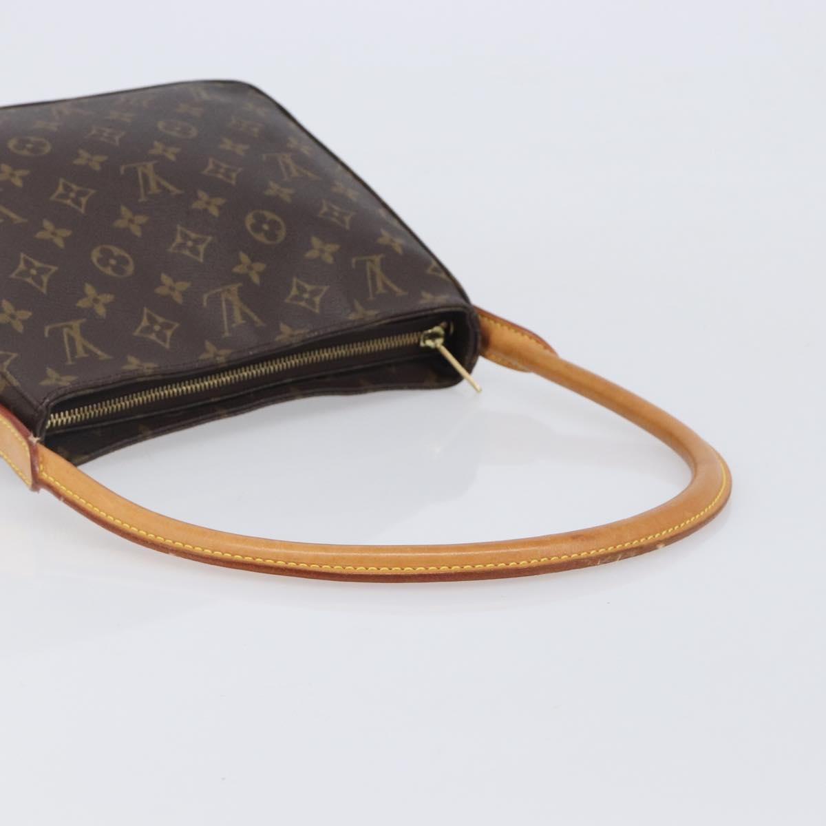 Louis Vuitton Looping Monogram Canvas Brown Canvas Handbag (Pre-Owned)