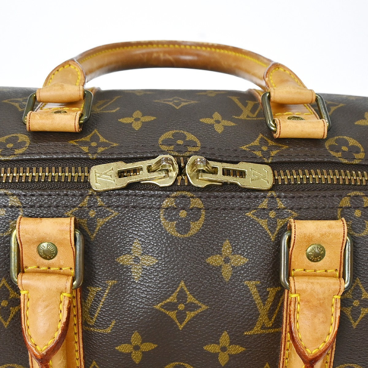 Louis Vuitton Keepall Monogram Brown Canvas Travel Bag Bag (Pre-Owned)
