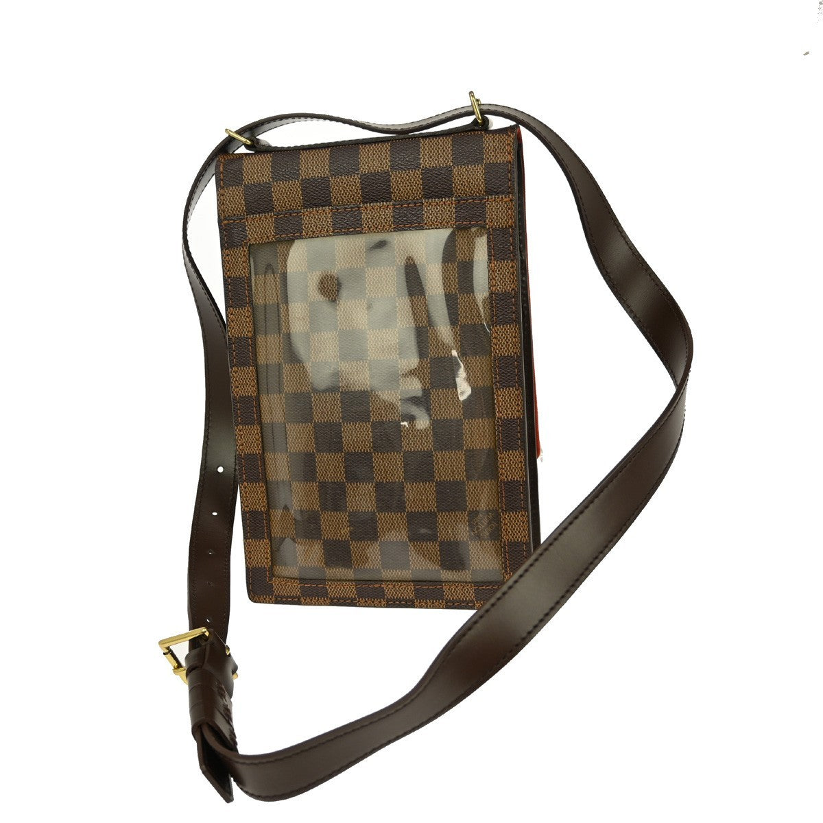 Louis Vuitton Portobello Messenger Damier Ebene Brown Canvas Shoulder Bag Bag (Pre-Owned)