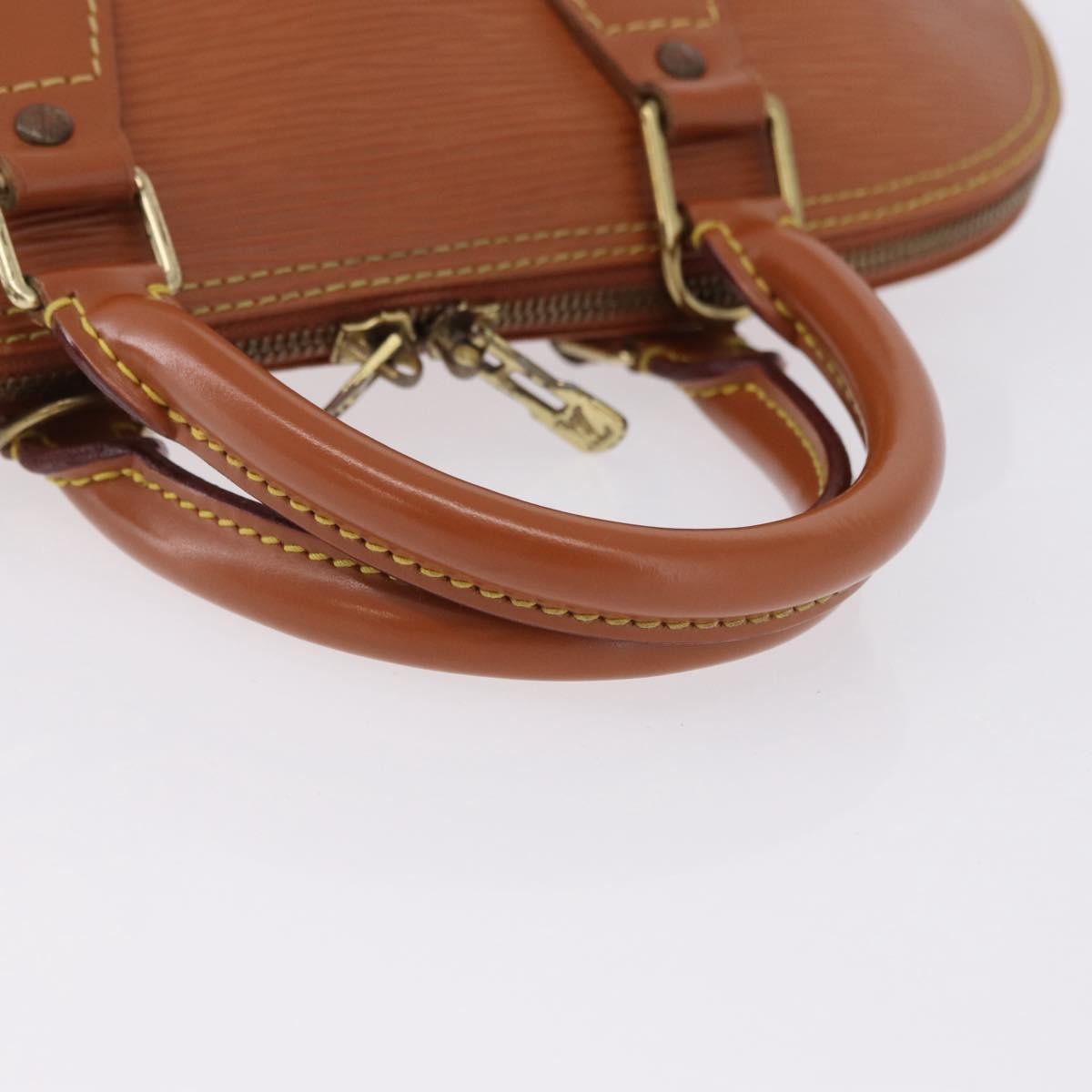 Louis Vuitton Alma Epi Leather Gold Leather Handbag (Pre-Owned)