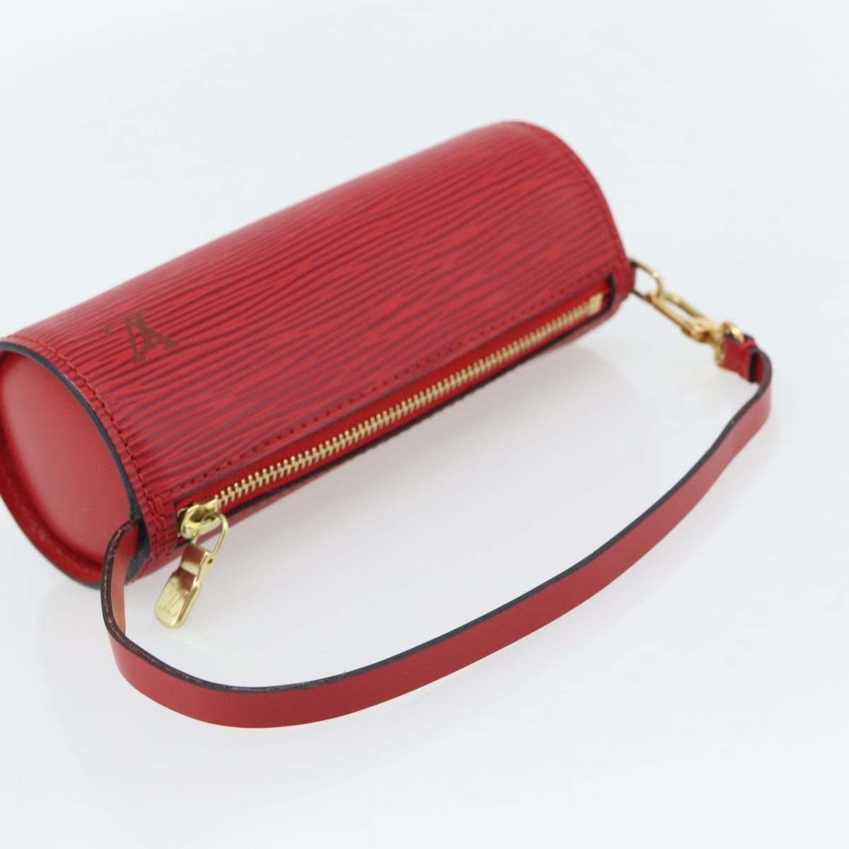 Louis Vuitton Soufflot Pochette Epi Leather Red Leather Clutche & Pouche Bag (Pre-Owned)