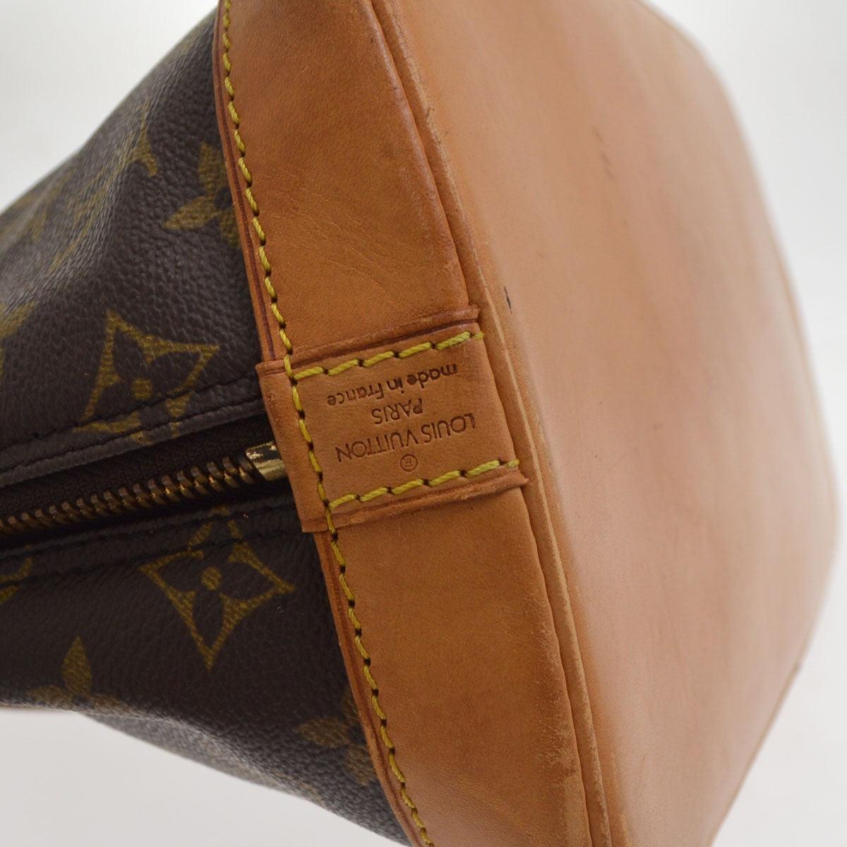 Louis Vuitton Vintage Alma Monogram Canvas Brown Canvas Handbag (Pre-Owned)