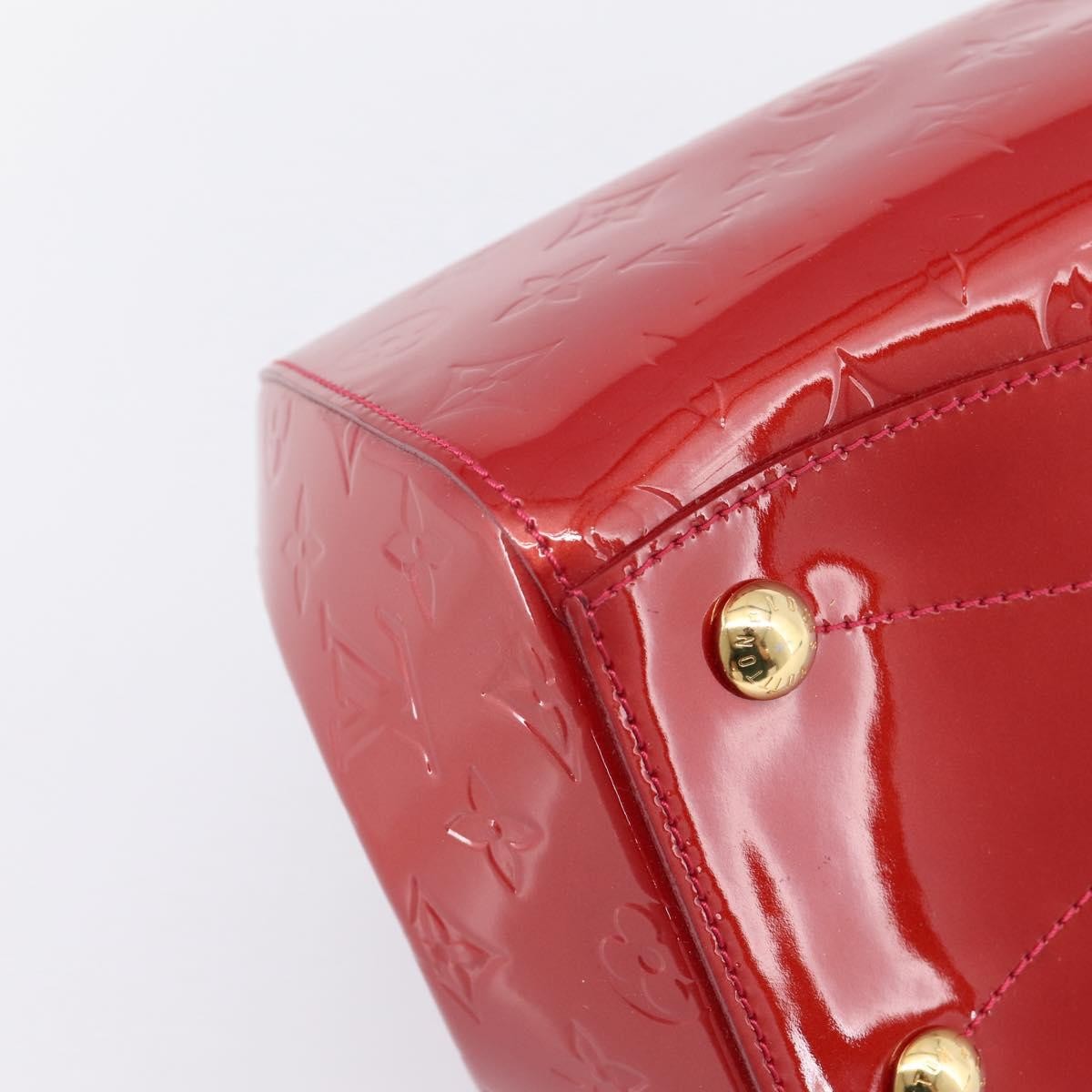 Louis Vuitton Montana Monogram Vernis Red Patent_Leather Handbag (Pre-Owned)