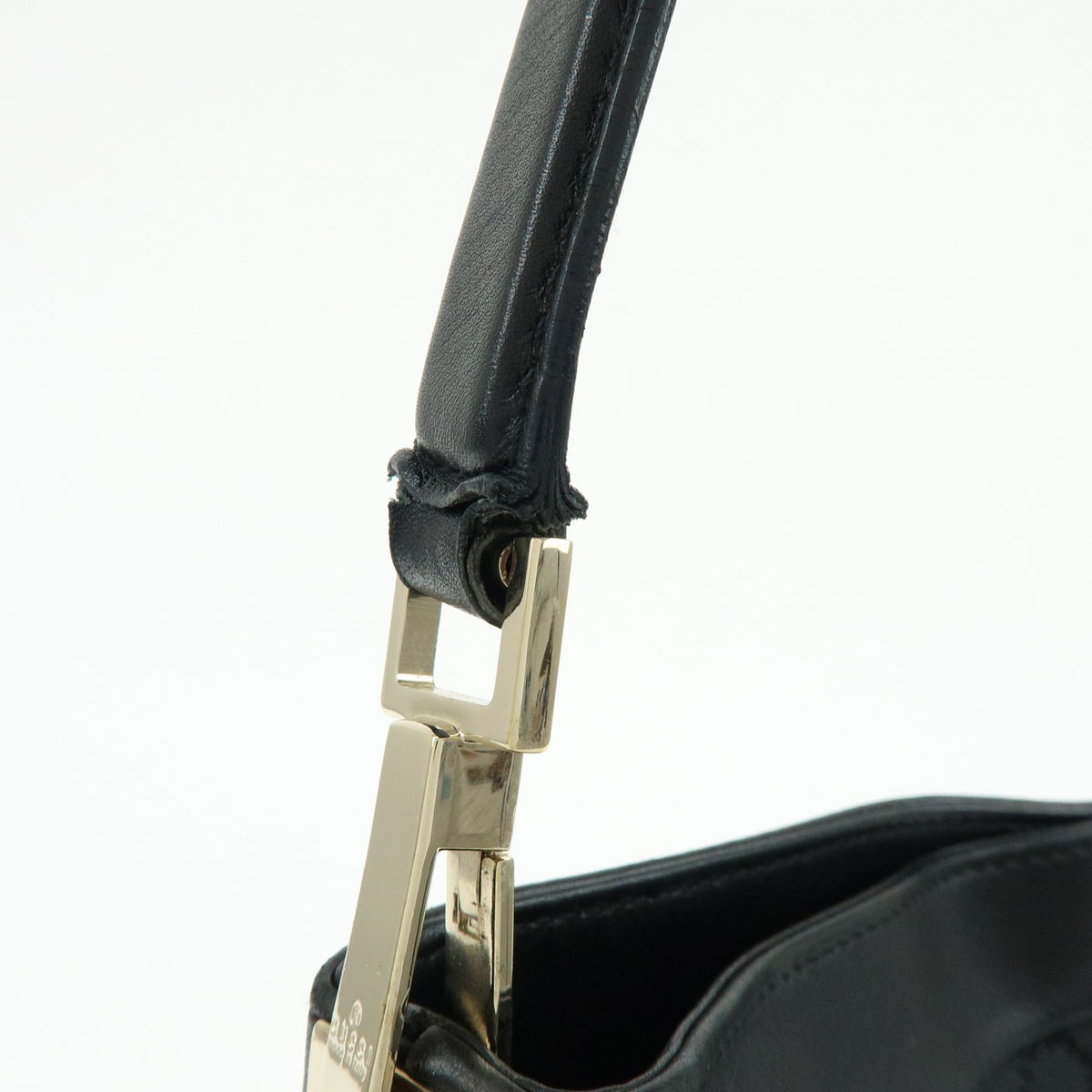 Gucci Gucci Gg Canvas North-South Tote Gg Canvas And Leather Black Canvas Tote Bag Bag (Pre-Owned)