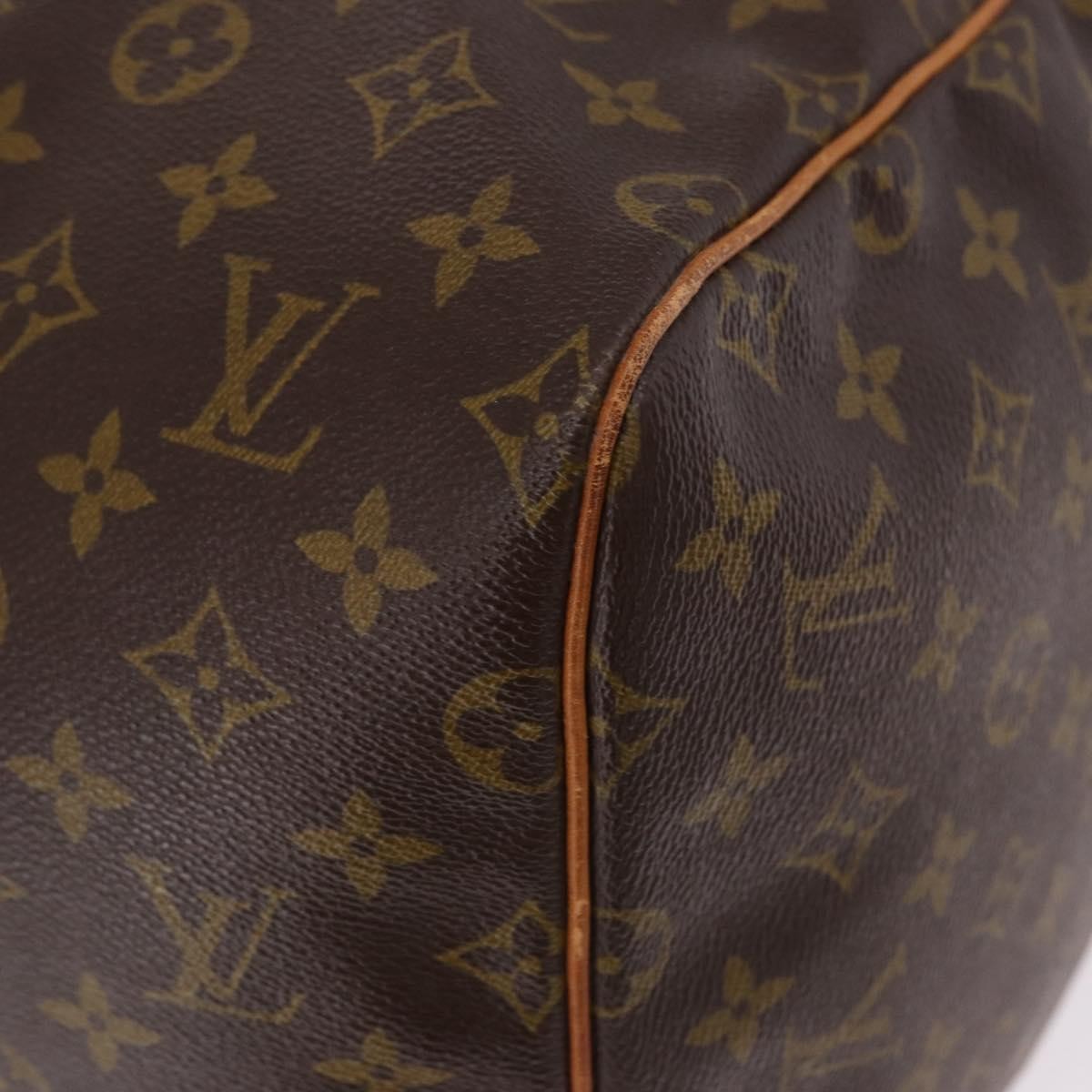 Louis Vuitton Keepall Monogram Brown Canvas Travel Bag Bag (Pre-Owned)