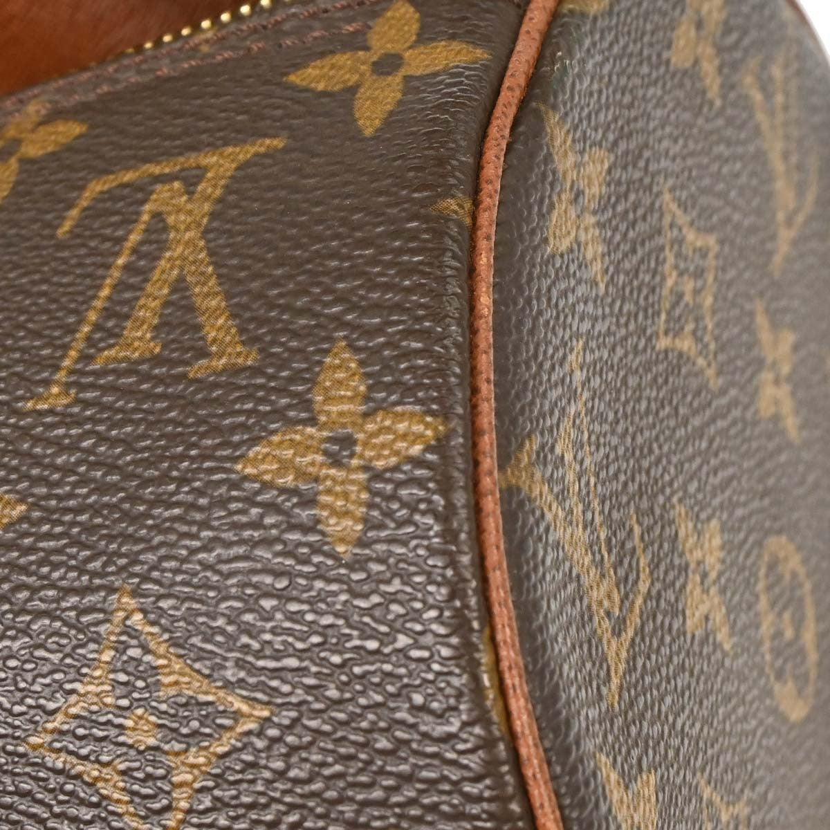 Louis Vuitton Papillon Monogram Canvas Brown Canvas Handbag (Pre-Owned)