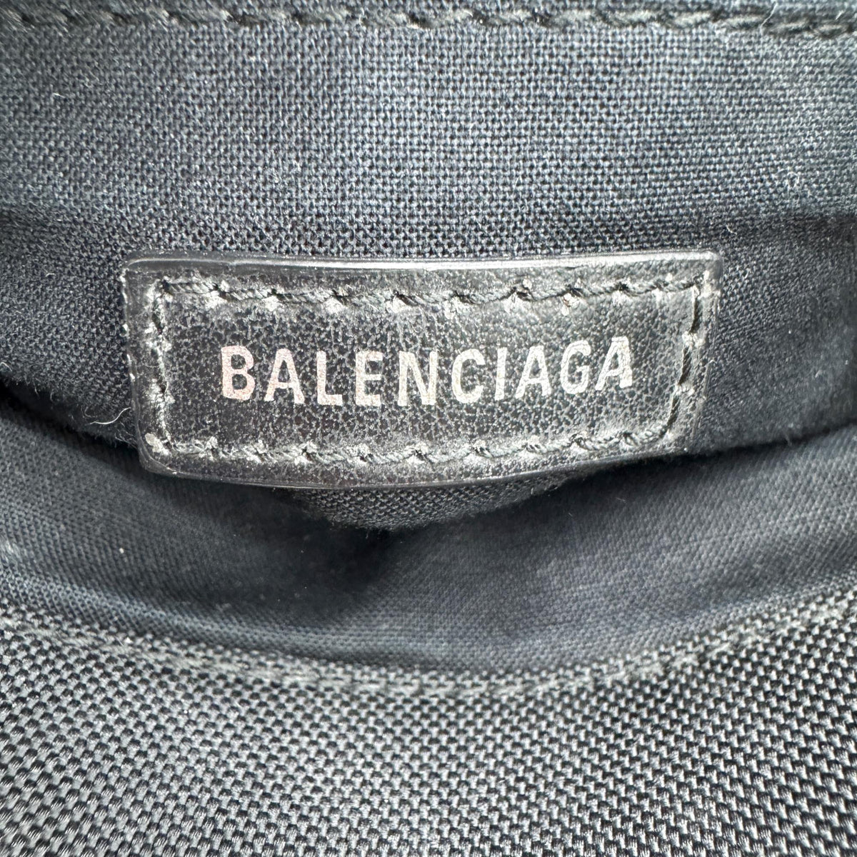 Balenciaga Trade East-West Nylon Black Canvas Tote Bag Bag (Pre-Owned)