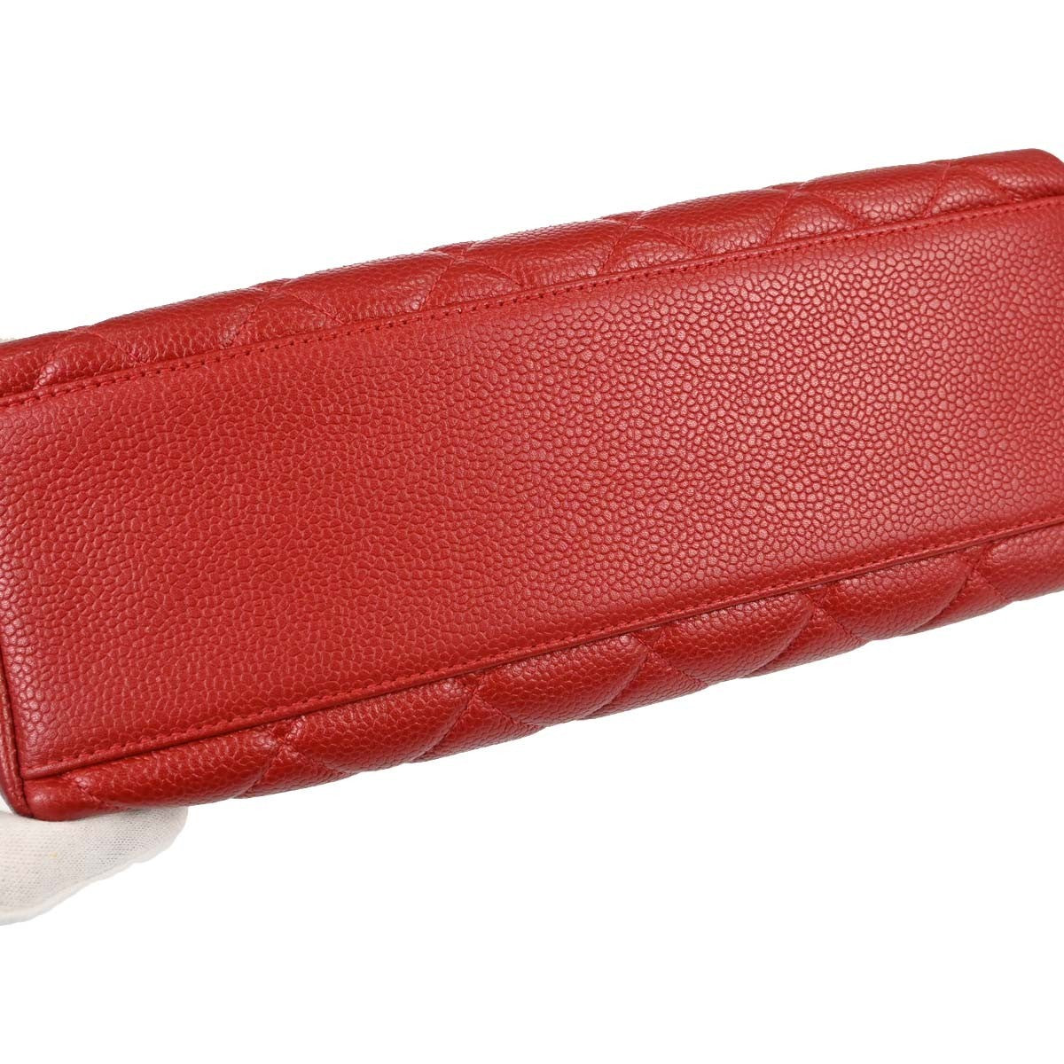 Chanel Misia Camera Quilted Lambskin Red Leather Handbag (Pre-Owned)