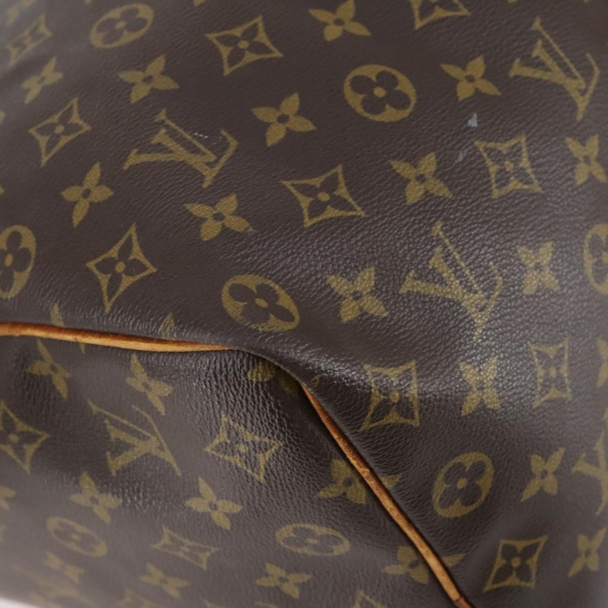 Louis Vuitton Keepall Monogram Canvas Brown Canvas Travel Bag Bag (Pre-Owned)