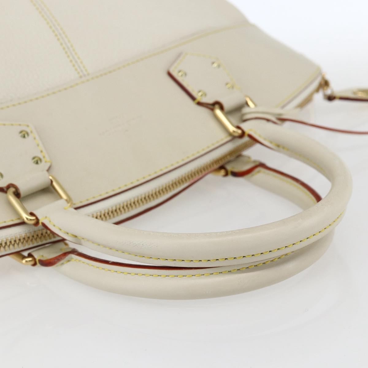 Louis Vuitton Suhali Lockit Leather White Leather Handbag (Pre-Owned)
