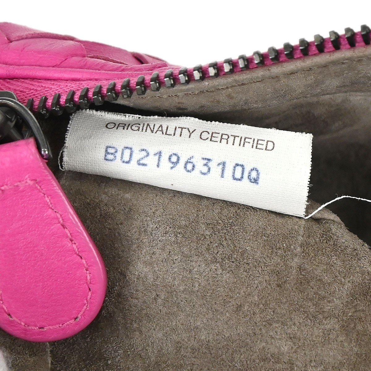 Bottega Veneta Intrecciato Leather Pink Leather Handbag (Pre-Owned)